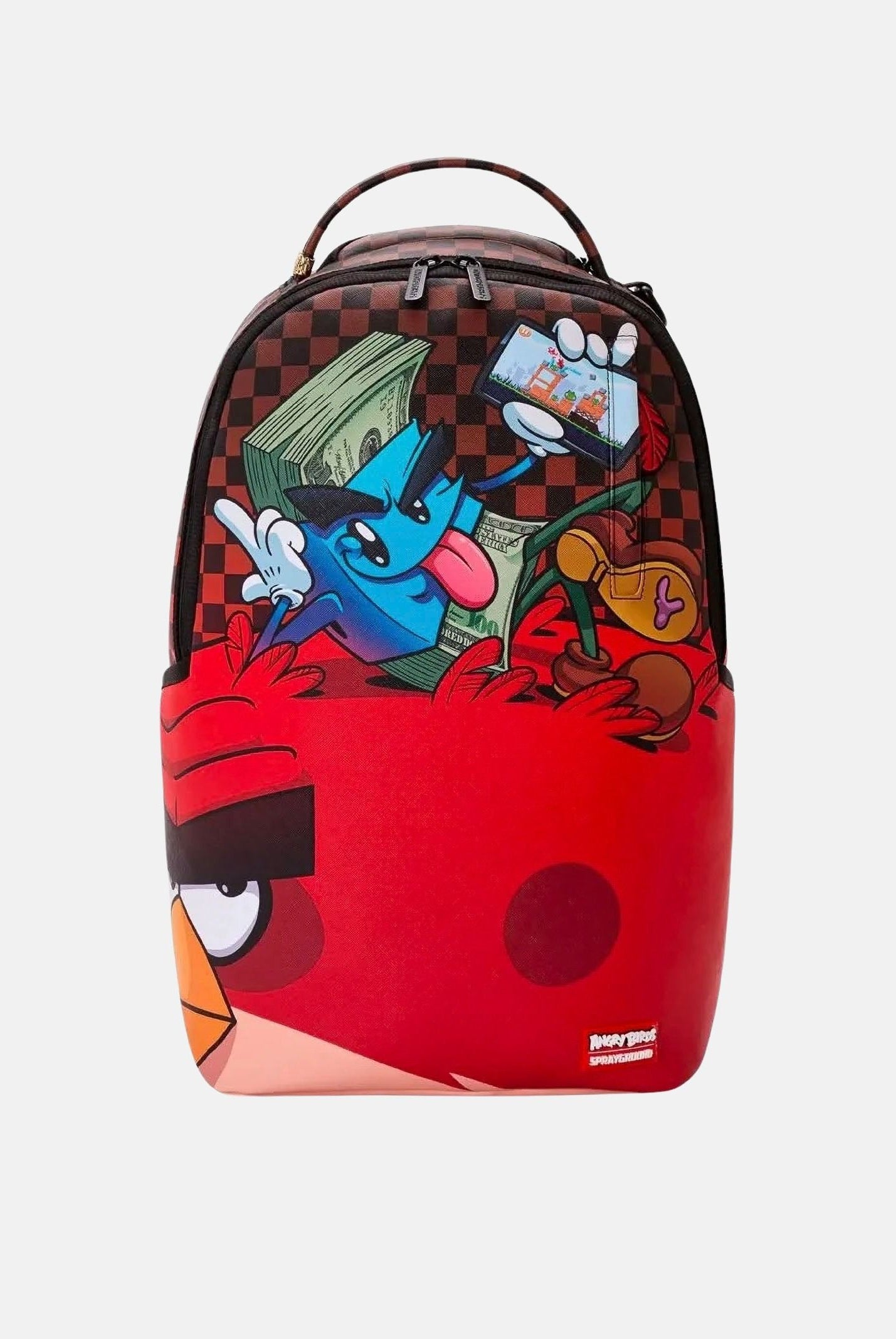 SPRAYGROUND Zaino CARTOON CHARACTERS DLXSR BACKPACK Red Multicolor, rosso, marrone multicolore, per uomo, donna e bambino 910B9076NSZ . SPRAYGROUND