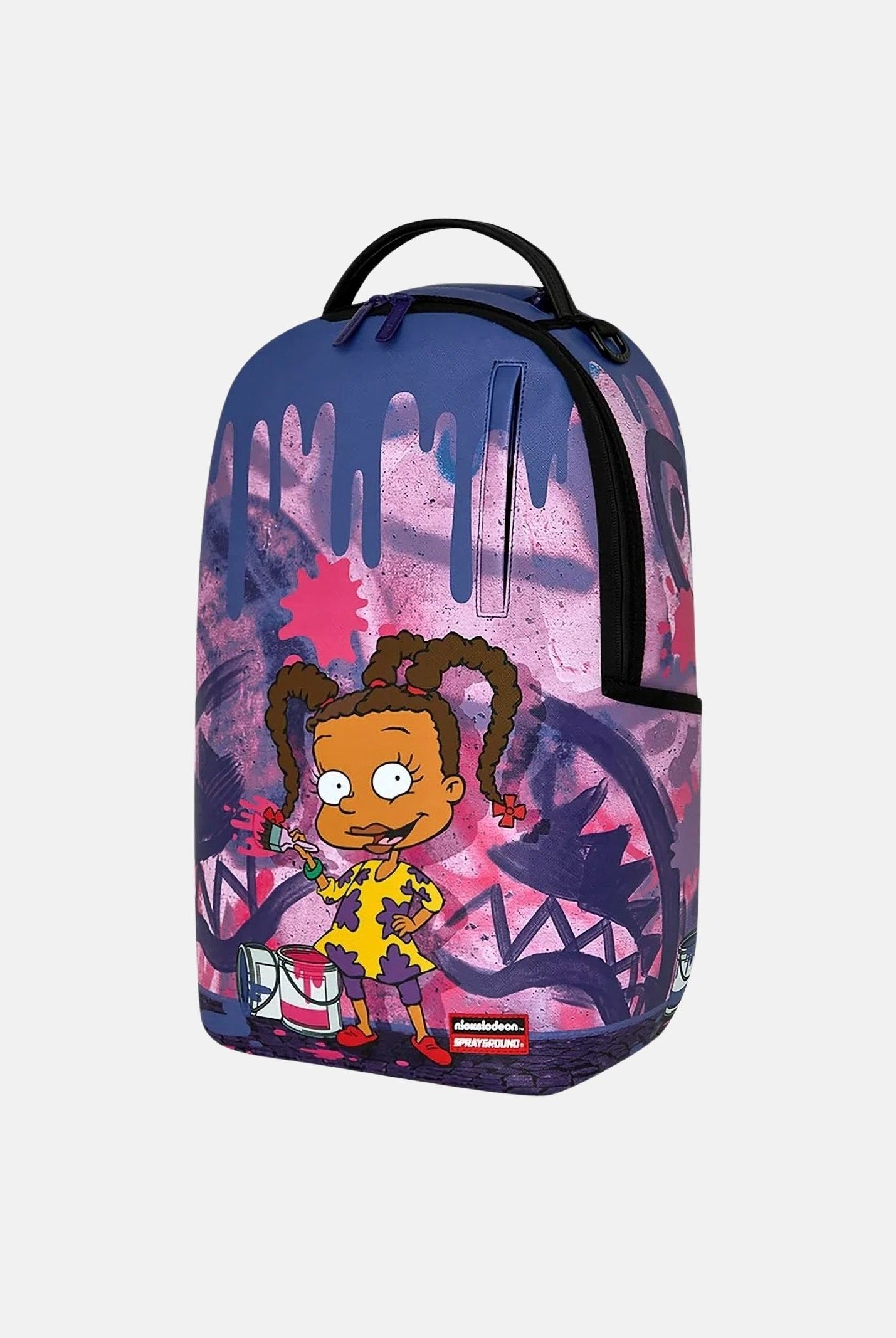 SPRAYGROUND Zaino RUGRATS - LOVE TO PAINT Purple/Pink-viola per uomo, donna e bambino con fantasia grafica 910B9099NSZ . SPRAYGROUND