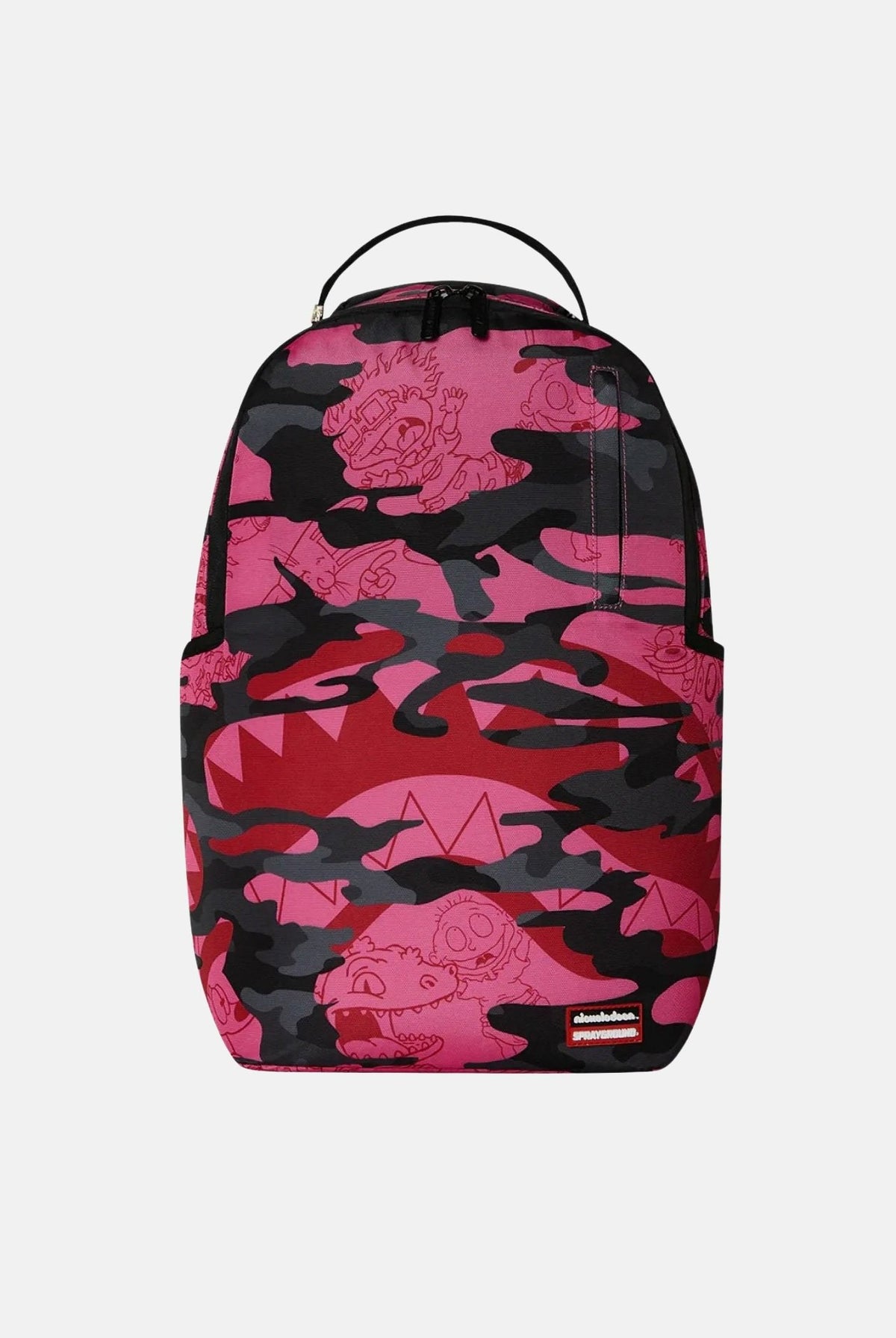 SPRAYGROUND Zaino SHARK BACKPACK rosa e nero per uomo, donna e bambino con bocca di squalo iconica 910B9102NSZ . SPRAYGROUND