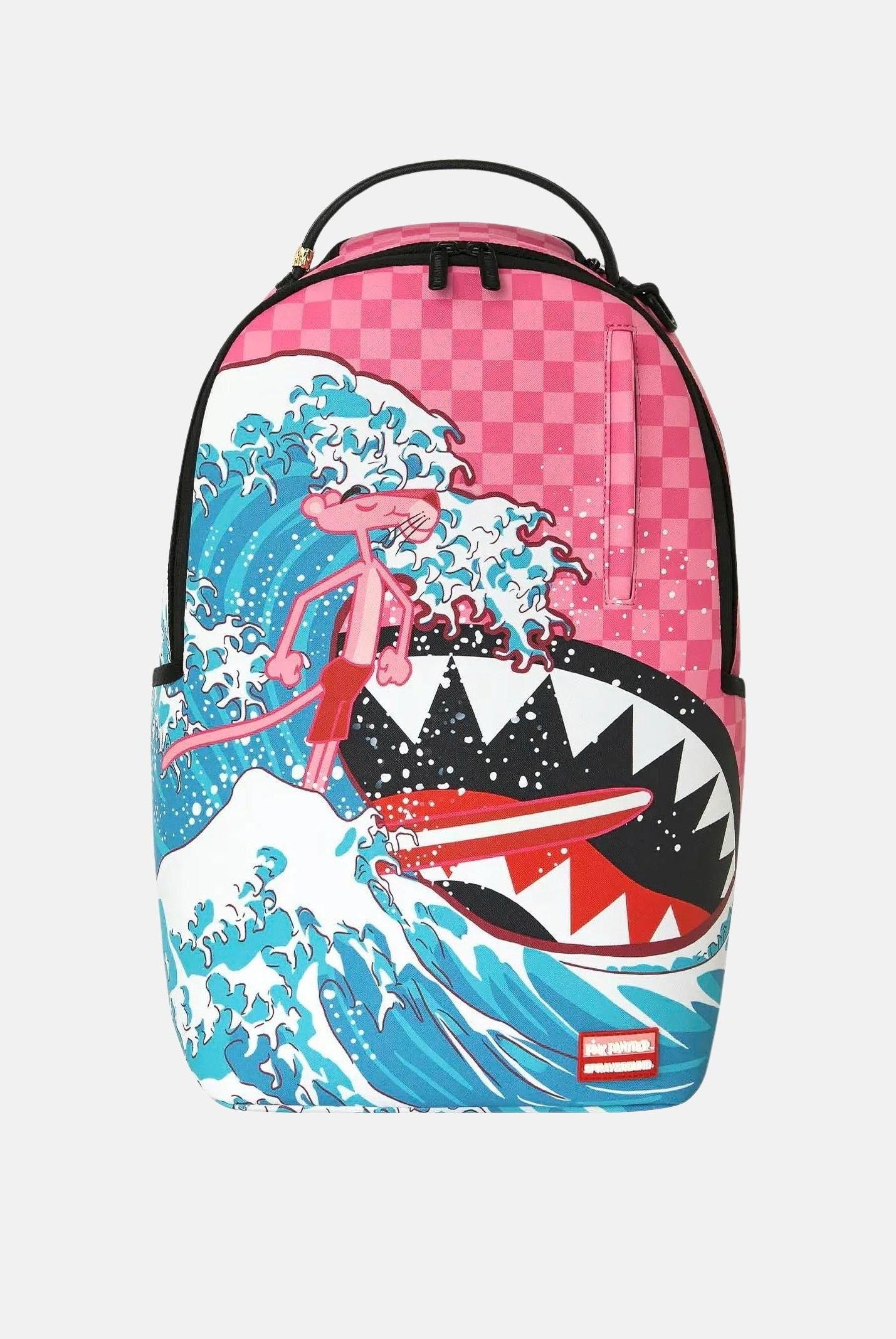 SPRAYGROUND Zaino PINK PANTHER SURF BACKPACK rosa per uomo, donna e bambino con grafica surf 910B9113NSZ . SPRAYGROUND