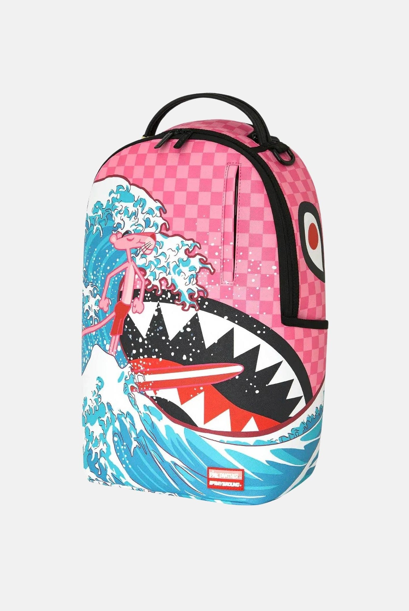 SPRAYGROUND Zaino PINK PANTHER SURF BACKPACK rosa per uomo, donna e bambino con grafica surf 910B9113NSZ . SPRAYGROUND