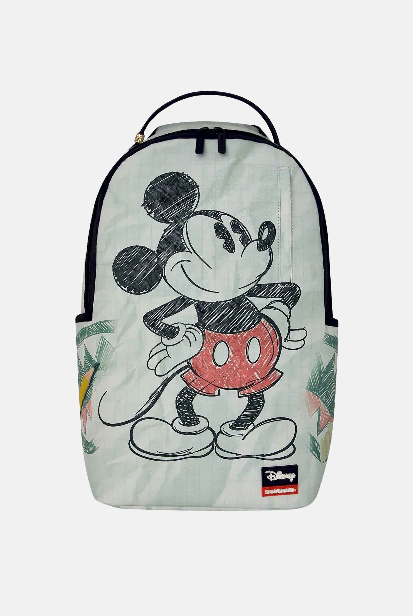SPRAYGROUND Zaino DISNEY OLD SCHOOL MICKEY green-verde per uomo, donna e bambino con grafica sketch vintage 910B9128NSZ . SPRAYGROUND