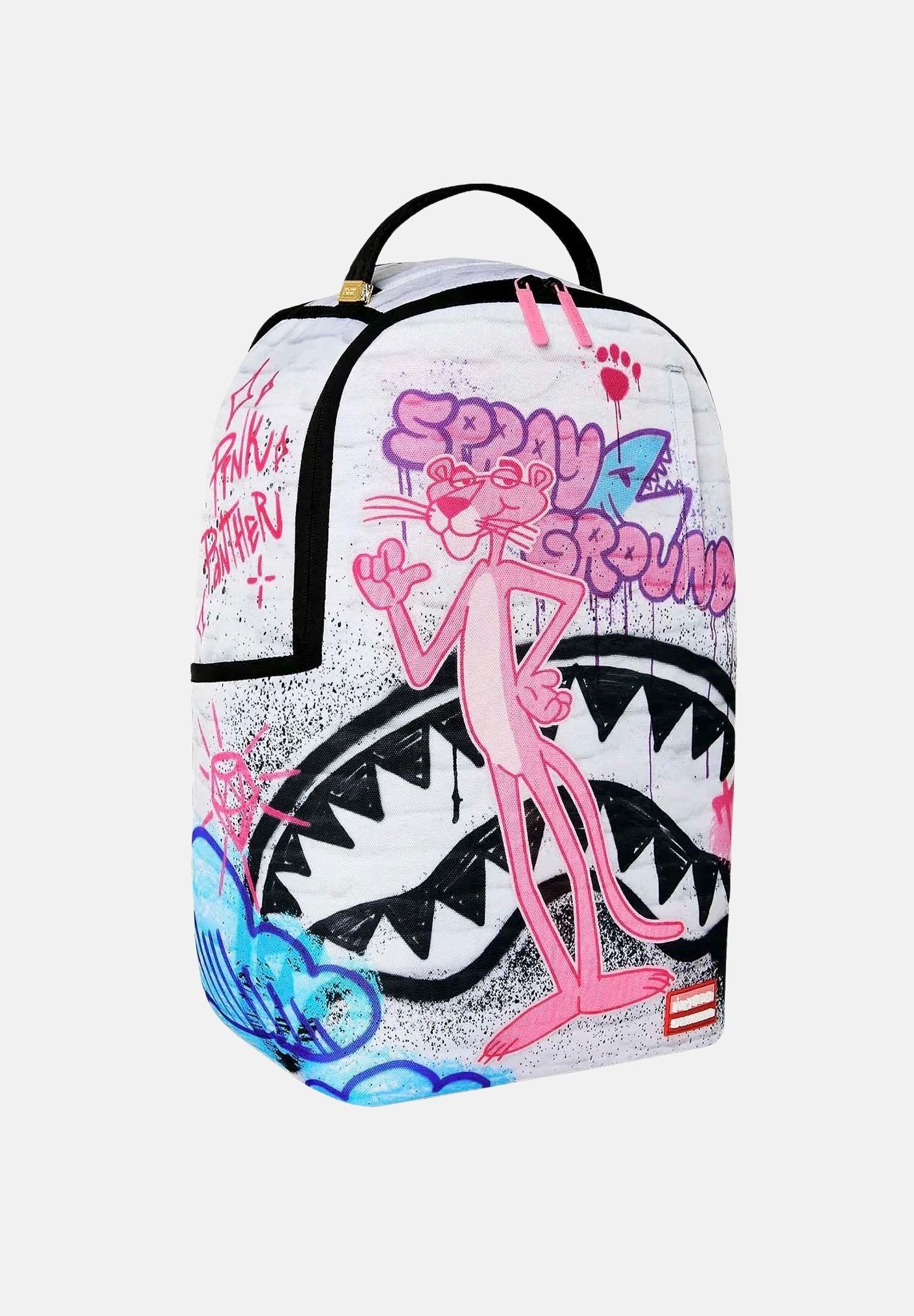 SPRAYGROUND Zaino PINK PANTHER GRAFF multicolor per uomo, donna e bambino con grafica Pink Panther 910B9134NSZ . SPRAYGROUND