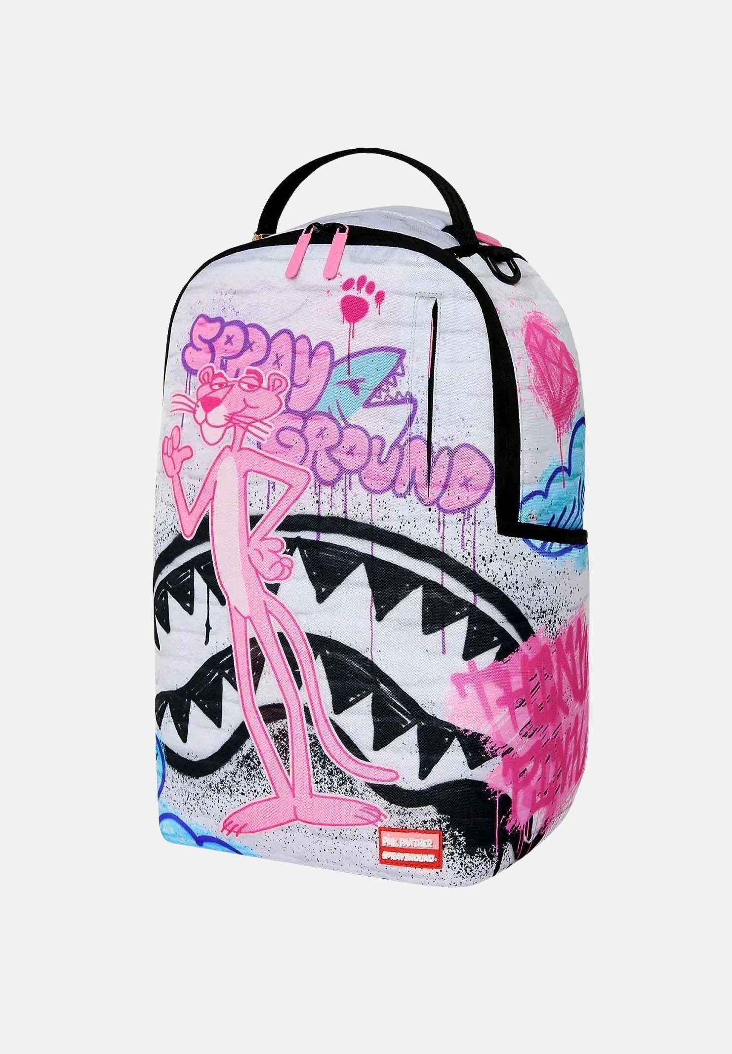 SPRAYGROUND Zaino PINK PANTHER GRAFF multicolor per uomo, donna e bambino con grafica Pink Panther 910B9134NSZ . SPRAYGROUND