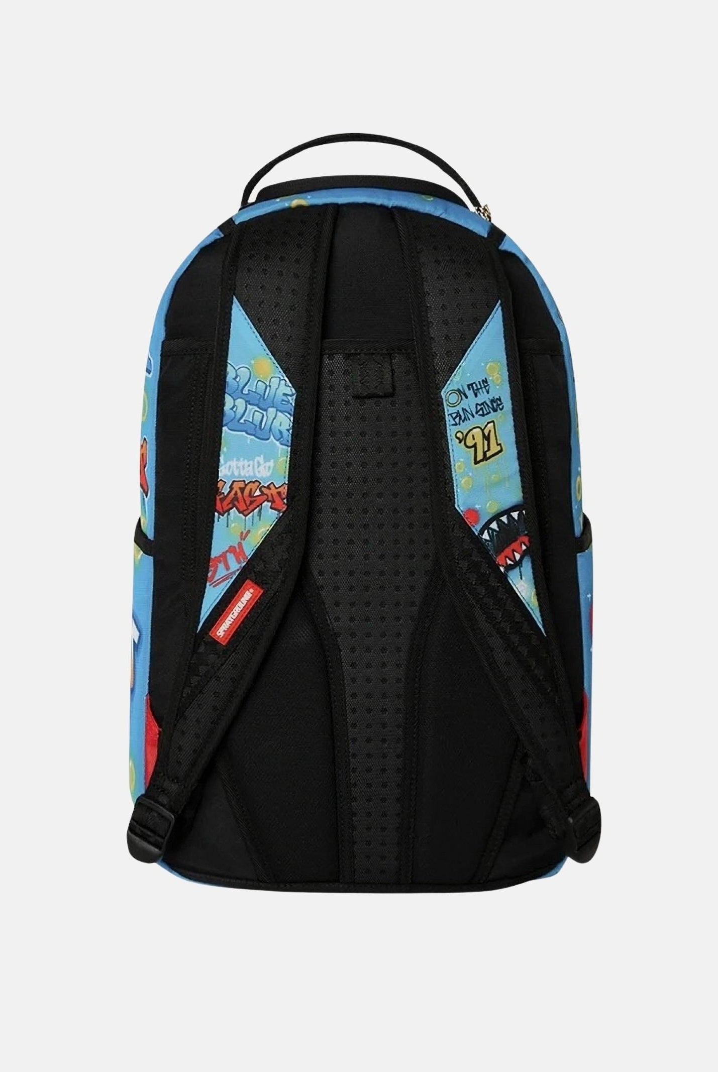 SPRAYGROUND Zaino SONIC ON THE RUN 91 blu per uomo, donna e bambino con dettagli videogame all-over. 910B9138NSZ . SPRAYGROUND