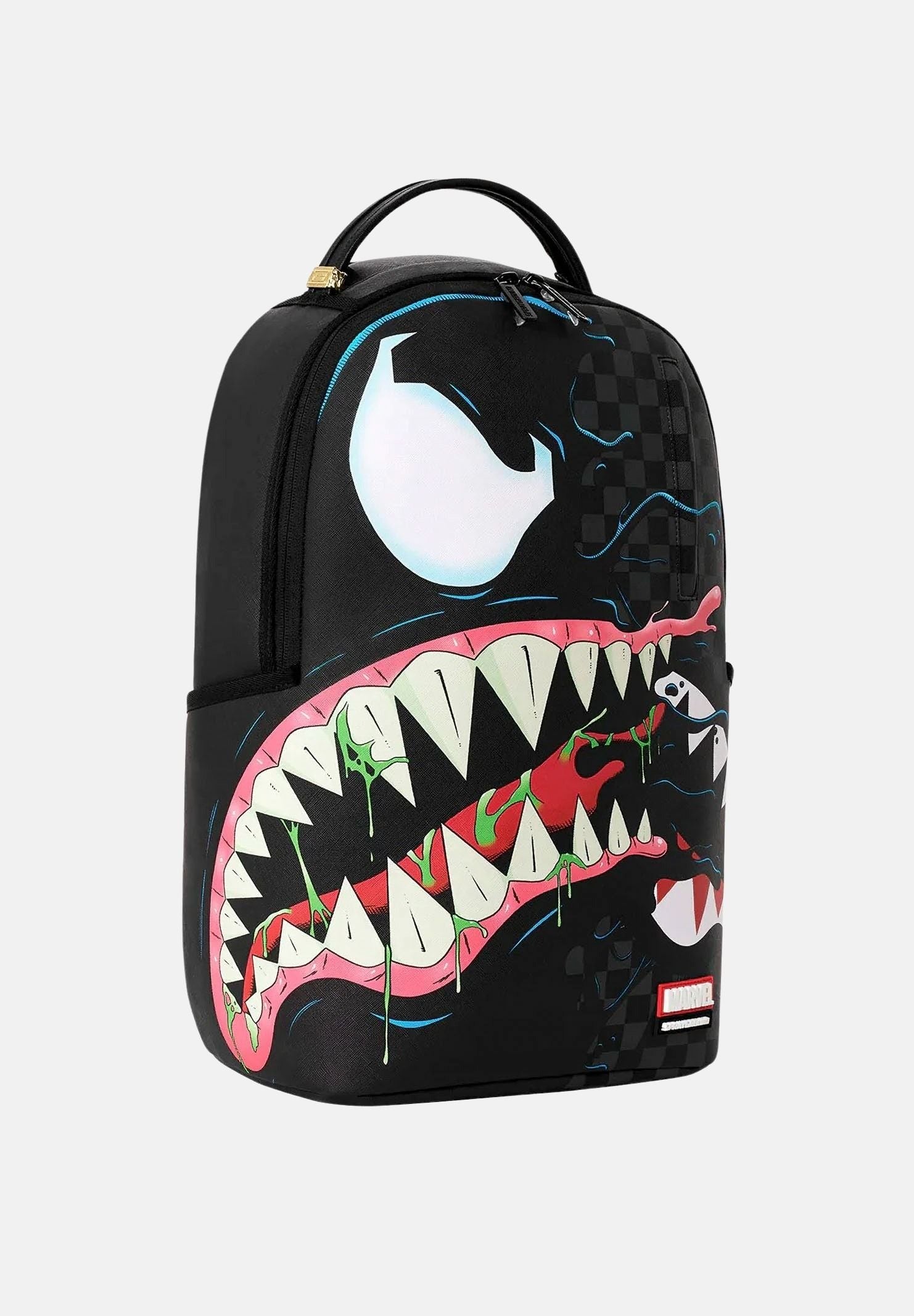 SPRAYGROUND Zaino MARVEL SPIDERMAN VENOM nero per uomo, donna e bambino con iconico motivo Shark Mouth 910B9143NSZ . SPRAYGROUND
