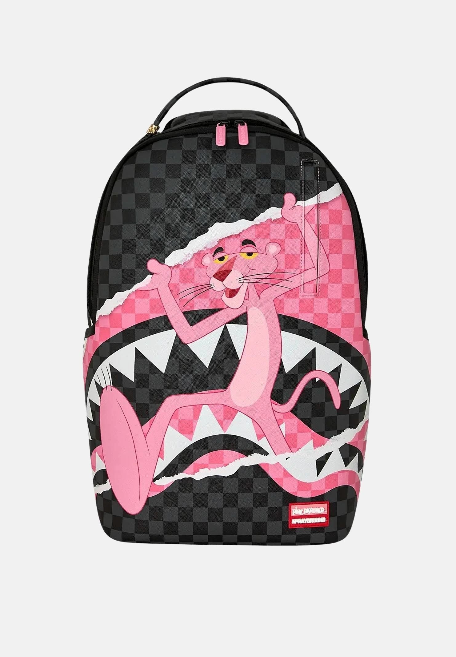 SPRAYGROUND Zaino PINK PANTHER ON THE RUN rosa per uomo, donna e bambino con grafica Pink Panther 910B9147NSZ . SPRAYGROUND