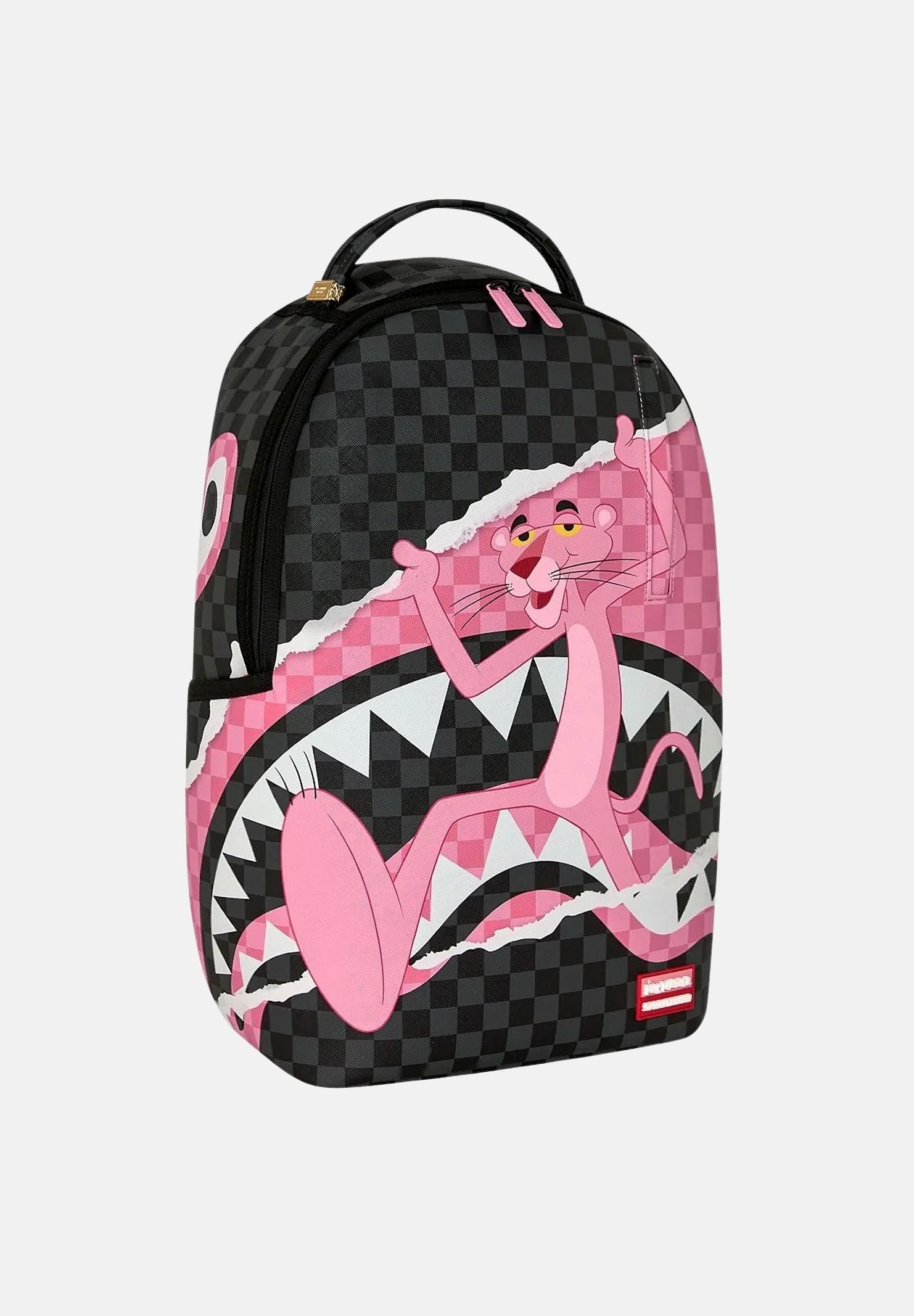SPRAYGROUND Zaino PINK PANTHER ON THE RUN rosa per uomo, donna e bambino con grafica Pink Panther 910B9147NSZ . SPRAYGROUND