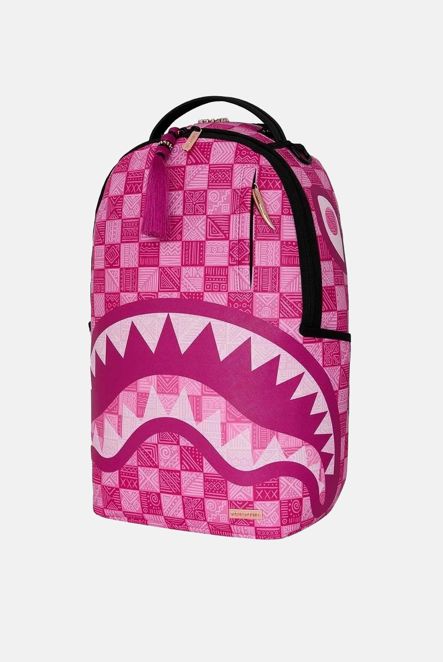 SPRAYGROUND Zaino SHARK CENTRAL rosa per uomo, donna e bambino con grafica shark mouth. 910B9257NSZ . SPRAYGROUND