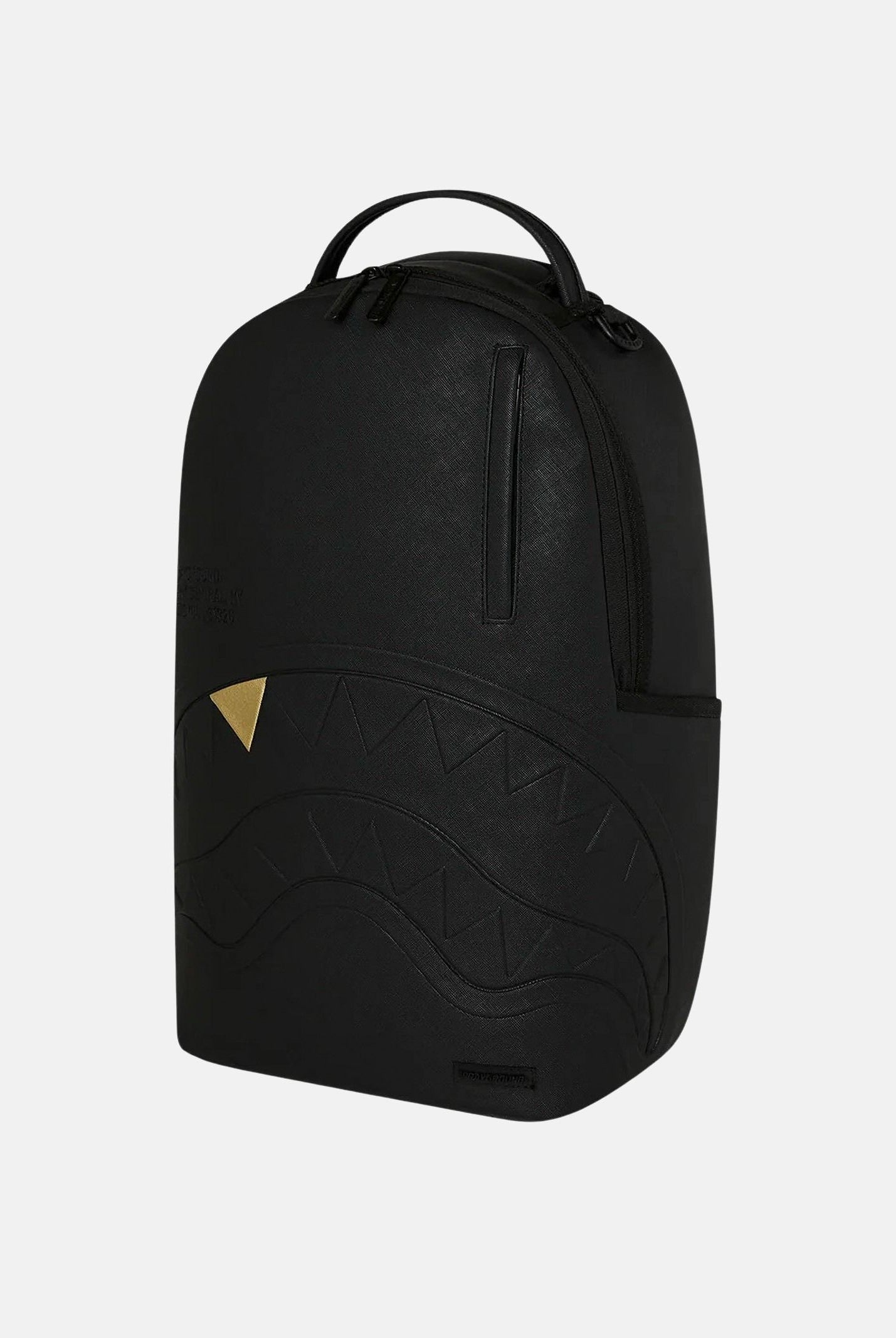 SPRAYGROUND Zaino BLACKED OUT EMBOSSED nero per uomo, donna e bambino con motivo Shark Mouth 910B9325NSZ . SPRAYGROUND