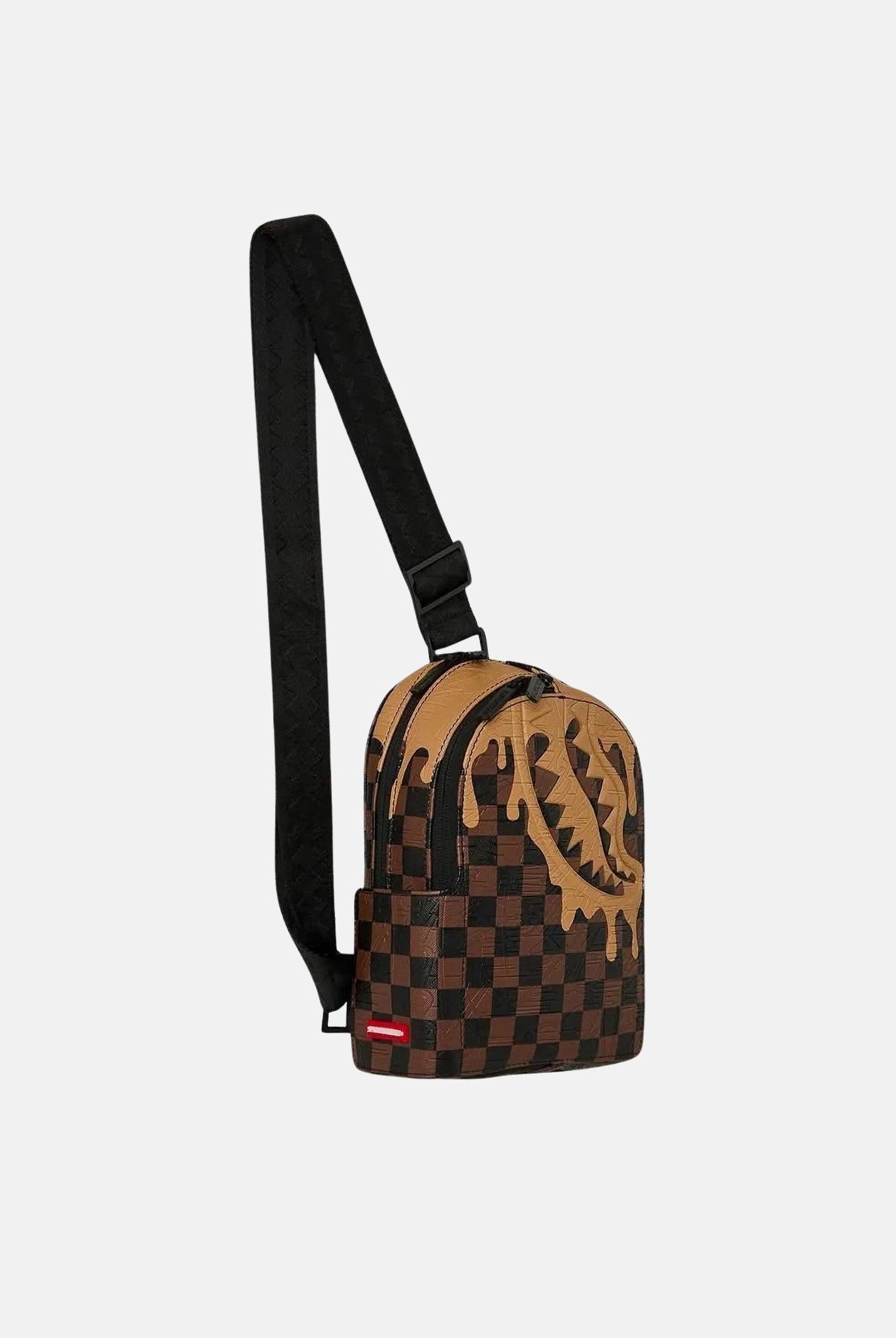 SPRAYGROUND Borsa a tracolla HENNY MELT CROSSOVER CLUTCH marrone e nero, per uomo, donna e bambino 910B9366NSZ . SPRAYGROUND