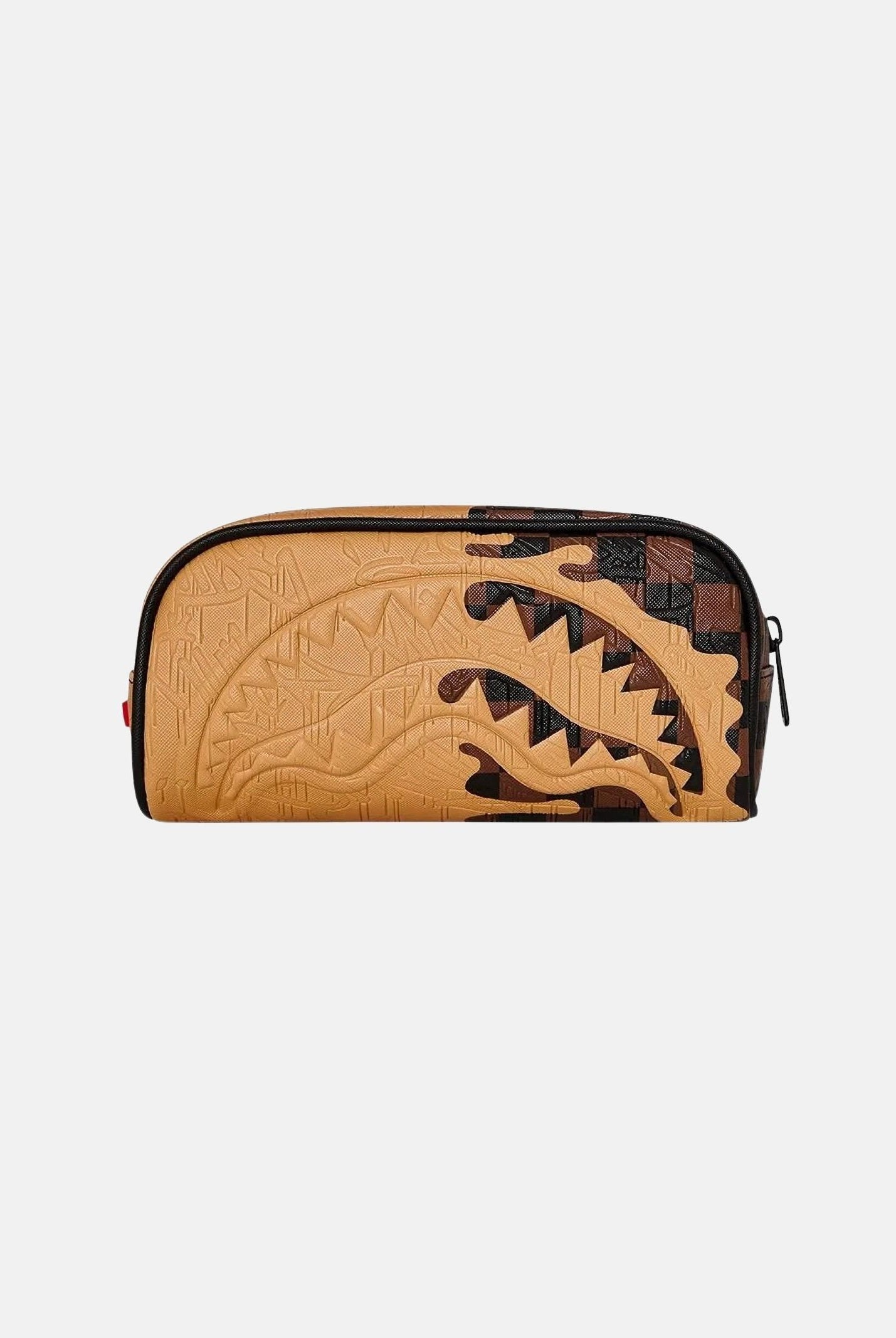 SPRAYGROUND Astuccio SHARK PENCIL POUCH beige e nero, unisex. 910B9367NSZ . SPRAYGROUND