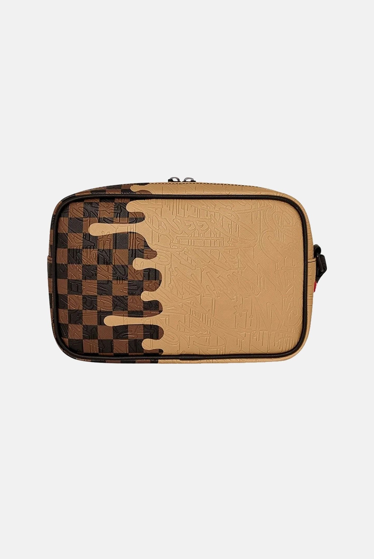 SPRAYGROUND Pochette crossbody SHARK CHECK marrone e nero, per uomo, donna e bambino 910B9370NSZ . SPRAYGROUND