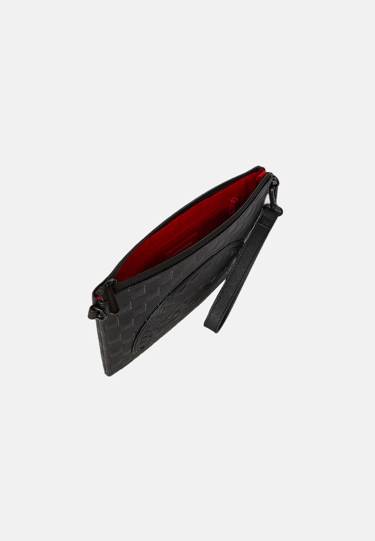 SPRAYGROUND Pochette CROSSYBODY nero per uomo, donna e bambino con trapuntatura all-over e tracolla regolabile. 910B9508NSZ . SPRAYGROUND