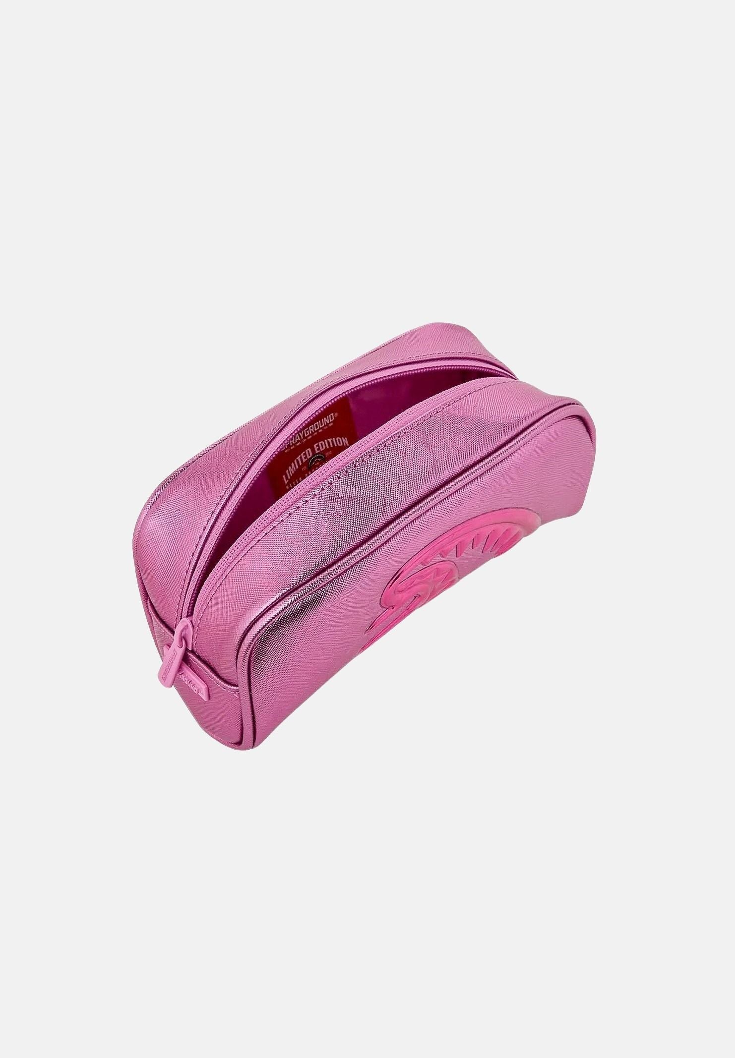 SPRAYGROUND Astuccio METALLIC PINK rosa per uomo, donna e bambino con finitura metallizzata 910B9526NSZ . SPRAYGROUND