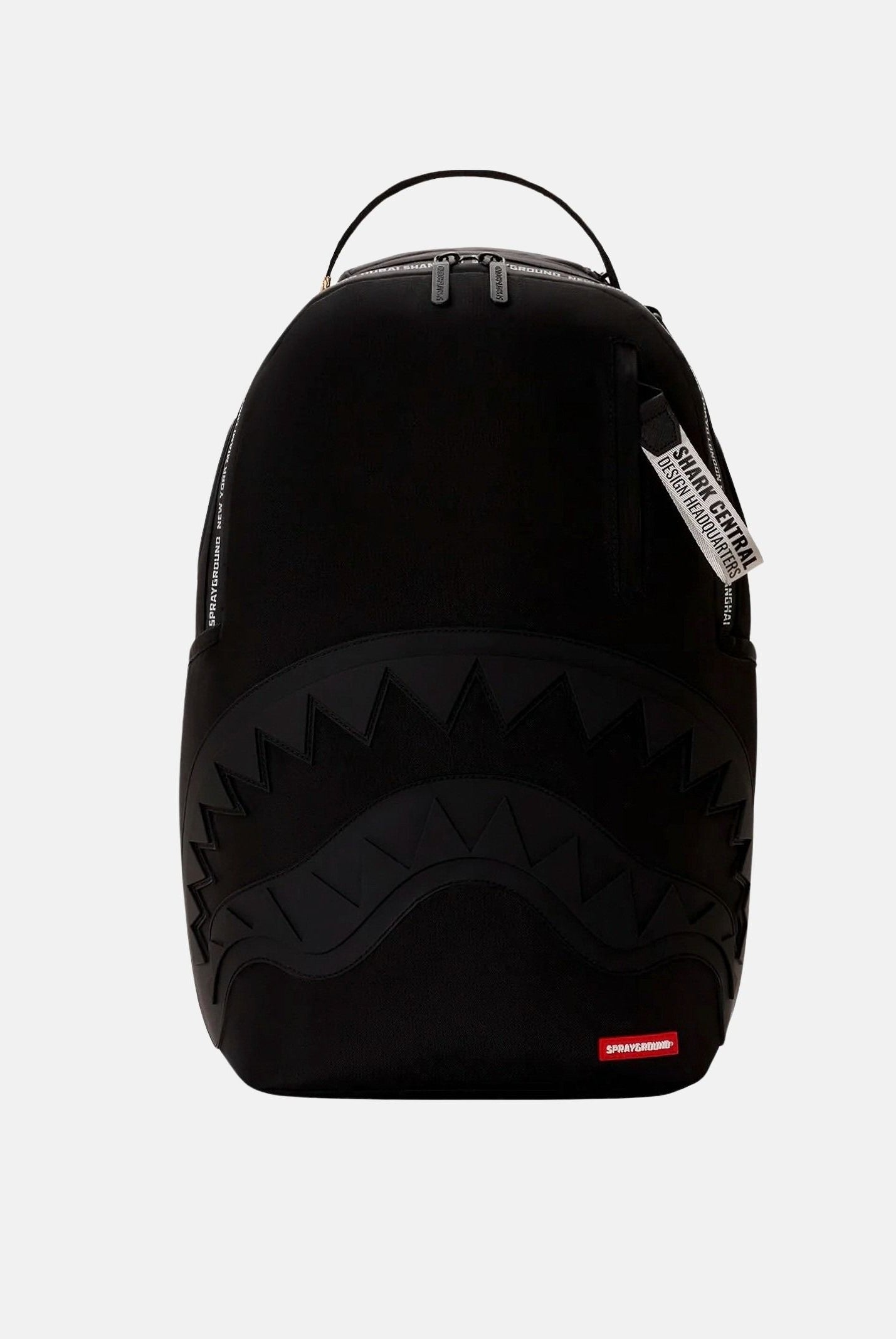 SPRAYGROUND Zaino SHARK CENTRAL PRINTED nero per uomo, donna e bambino con motivo Shark Mouth 910B9587NSZ . SPRAYGROUND