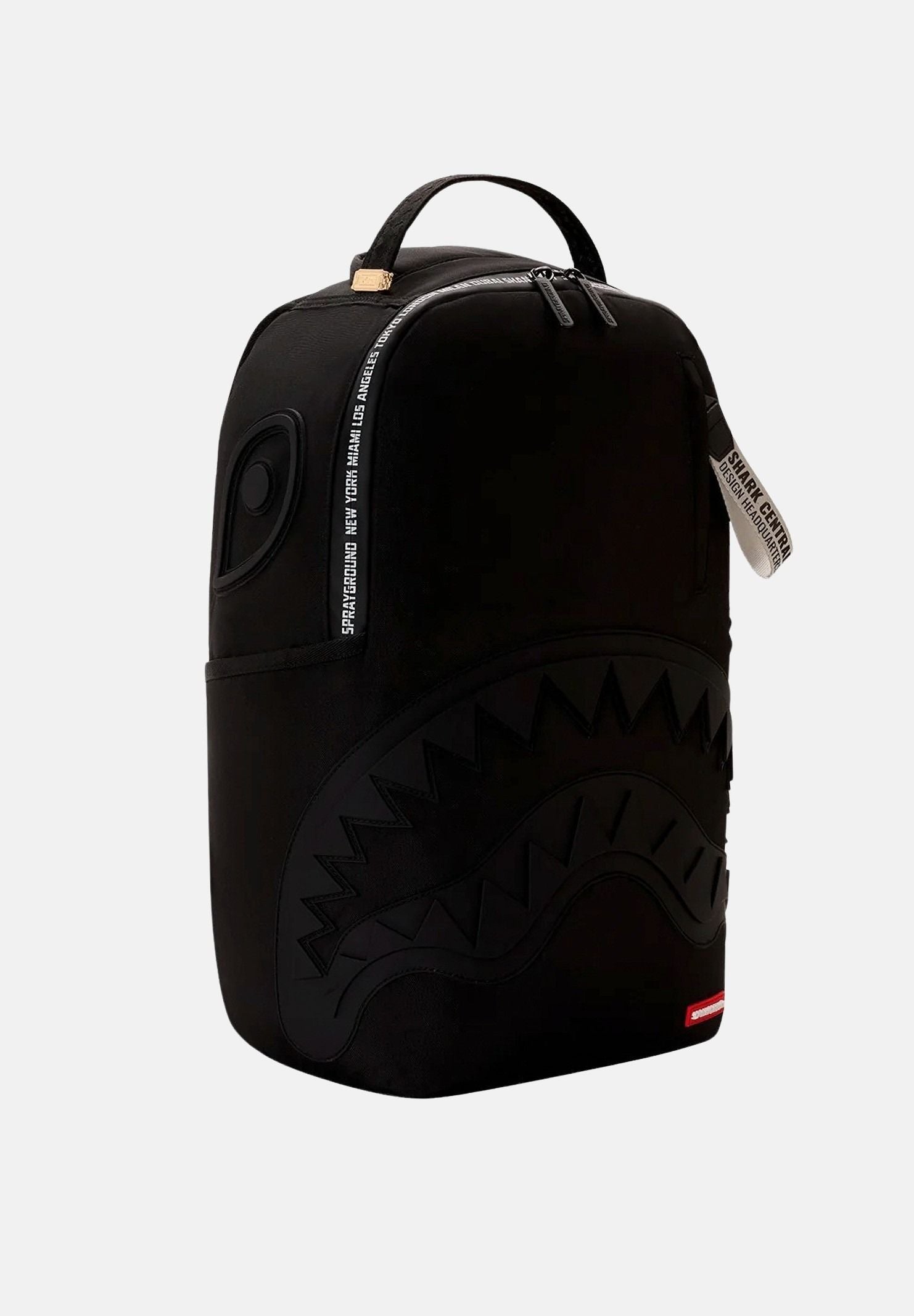 SPRAYGROUND Zaino SHARK CENTRAL PRINTED nero per uomo, donna e bambino con motivo Shark Mouth 910B9587NSZ . SPRAYGROUND