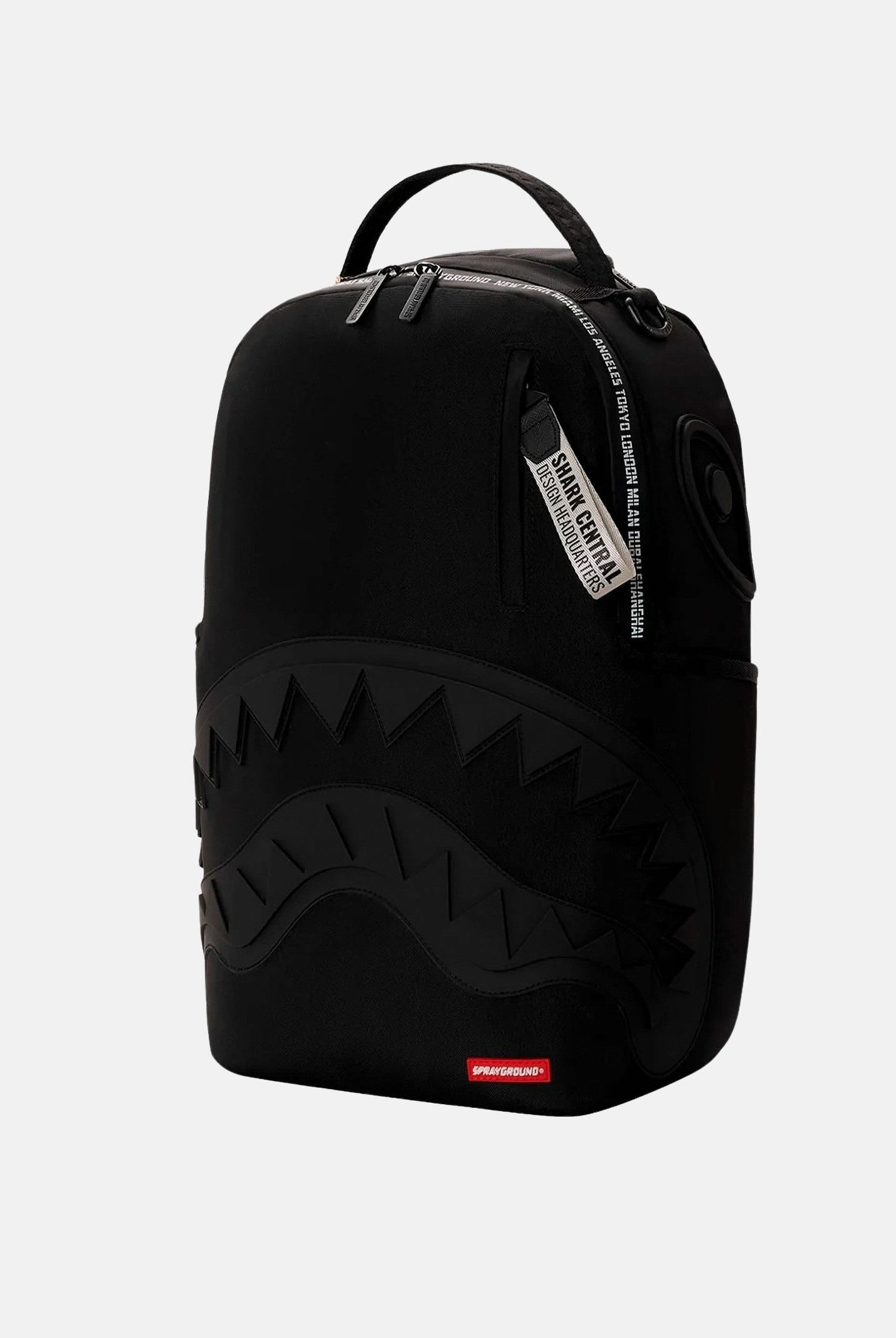 SPRAYGROUND Zaino SHARK CENTRAL PRINTED nero per uomo, donna e bambino con motivo Shark Mouth 910B9587NSZ . SPRAYGROUND