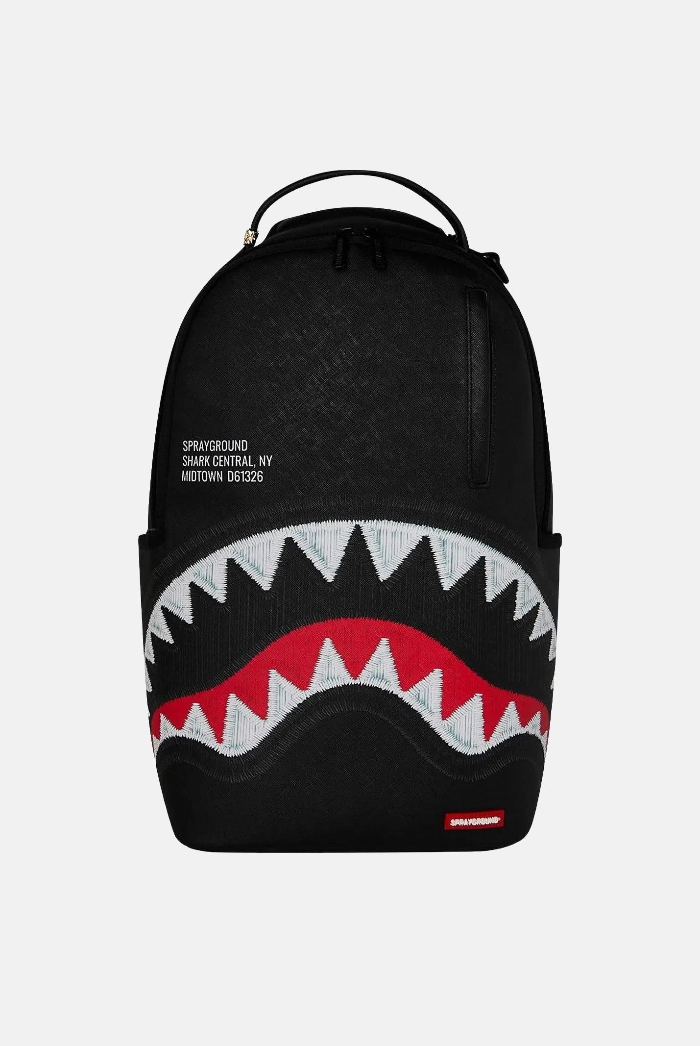SPRAYGROUND Zaino SHARK CENTRAL nero per uomo, donna e bambino con motivo shark mouth 910B9629NSZ . SPRAYGROUND
