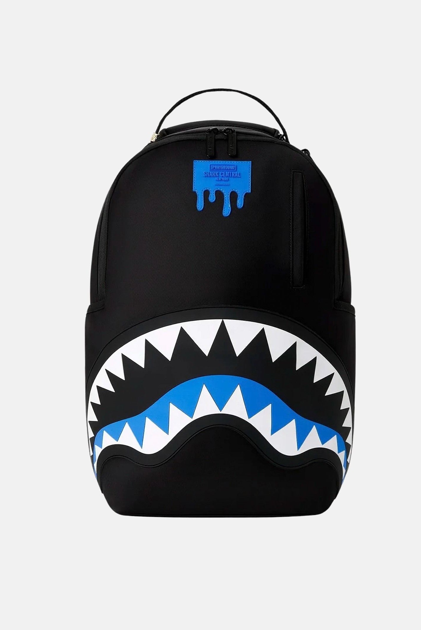 SPRAYGROUND Zaino SHARK CENTRAL LIGHT nero per uomo, donna e bambino con motivo Shark Mouth 910B9637NSZ . SPRAYGROUND
