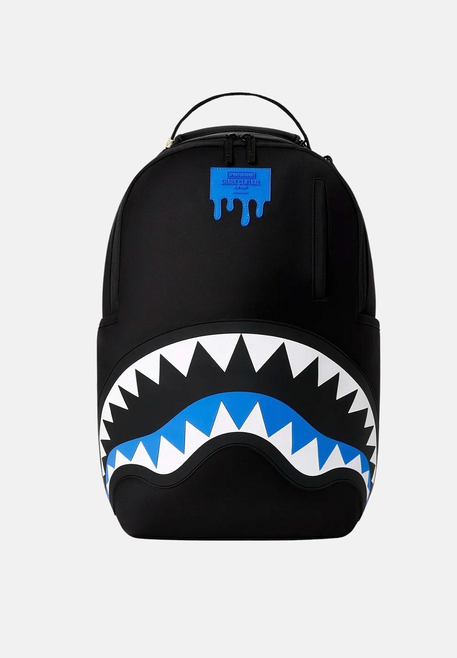 SPRAYGROUND Zaino SHARK CENTRAL LIGHT nero per uomo, donna e bambino con motivo Shark Mouth 910B9637NSZ . SPRAYGROUND