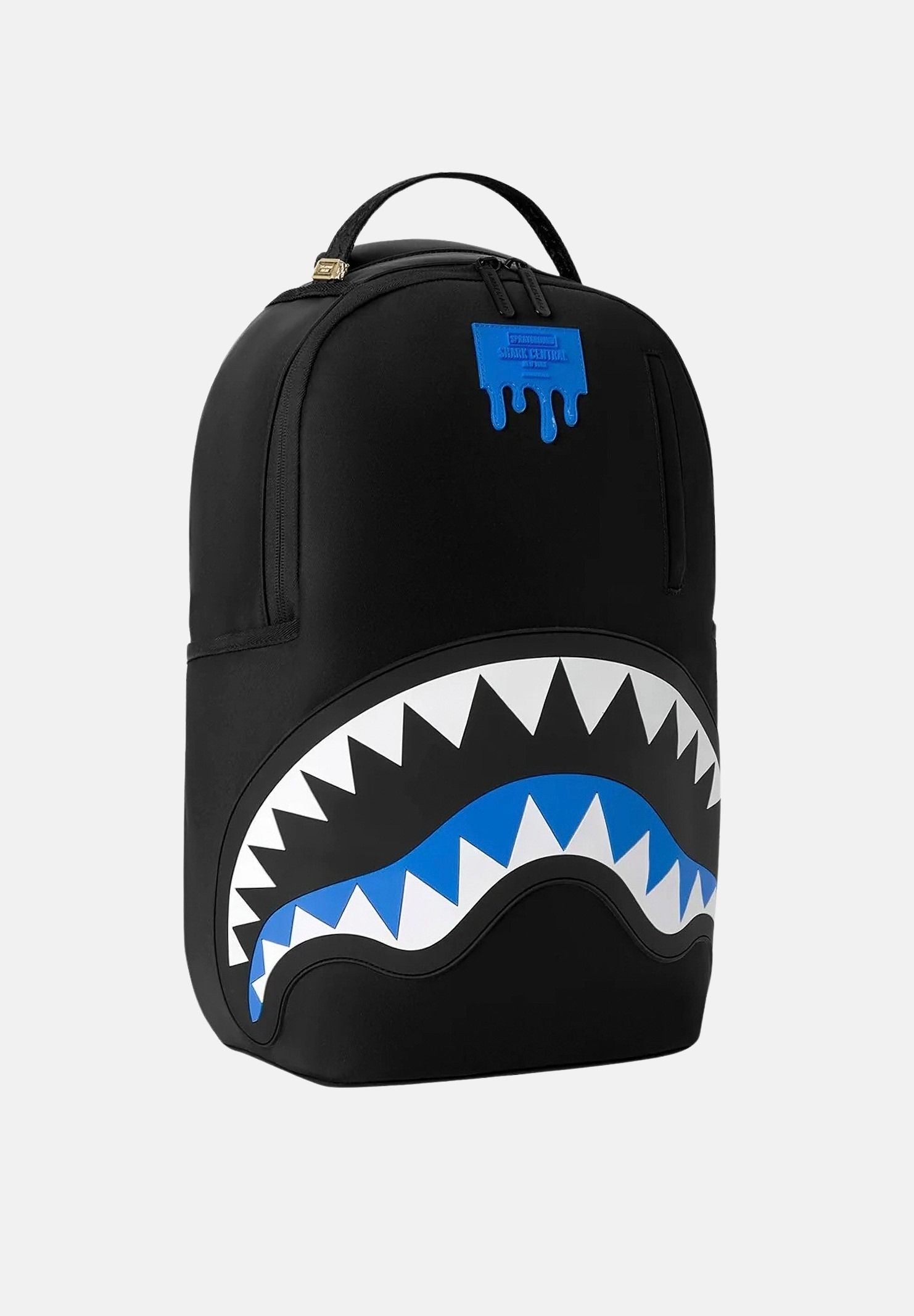SPRAYGROUND Zaino SHARK CENTRAL LIGHT nero per uomo, donna e bambino con motivo Shark Mouth 910B9637NSZ . SPRAYGROUND