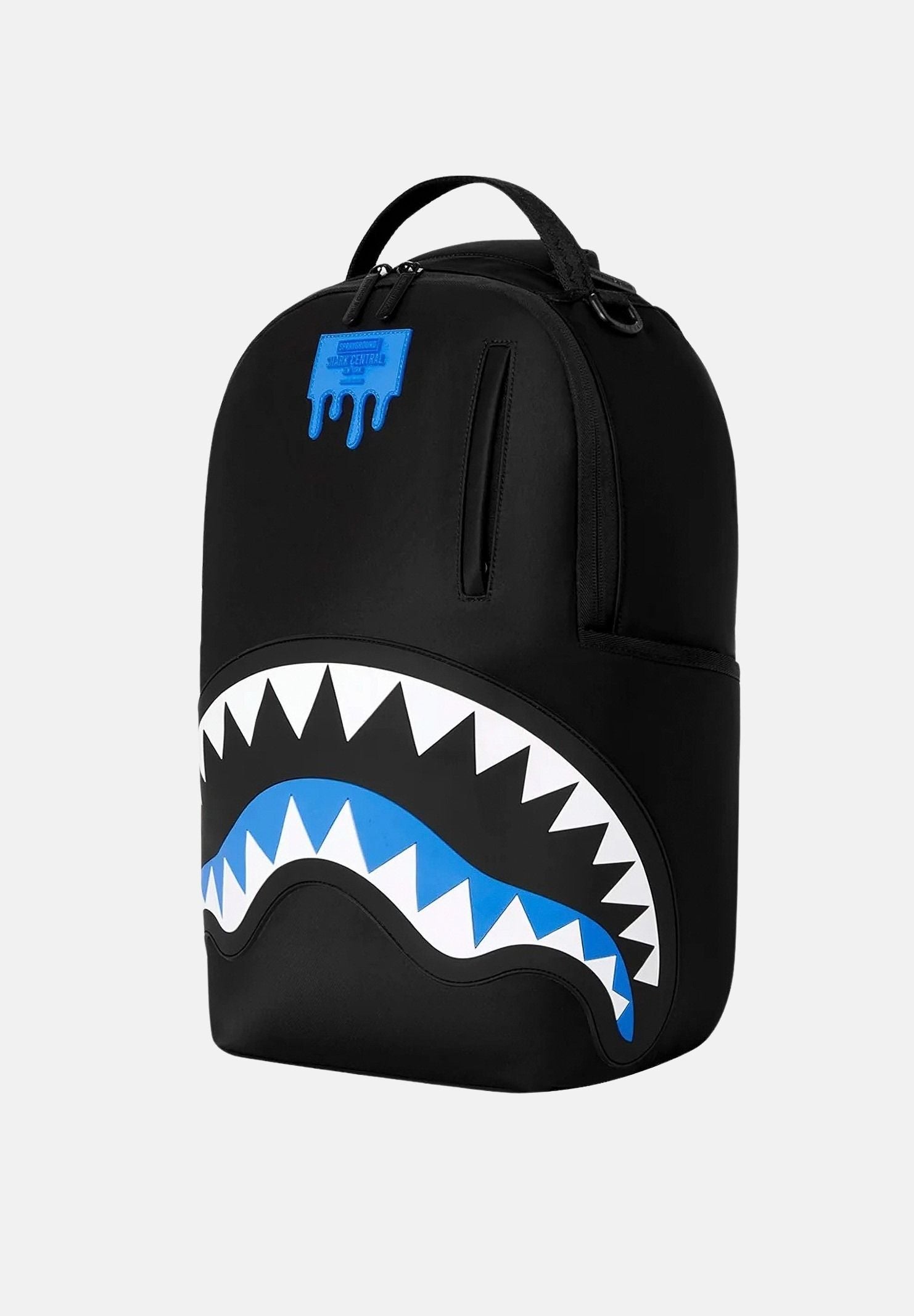 SPRAYGROUND Zaino SHARK CENTRAL LIGHT nero per uomo, donna e bambino con motivo Shark Mouth 910B9637NSZ . SPRAYGROUND