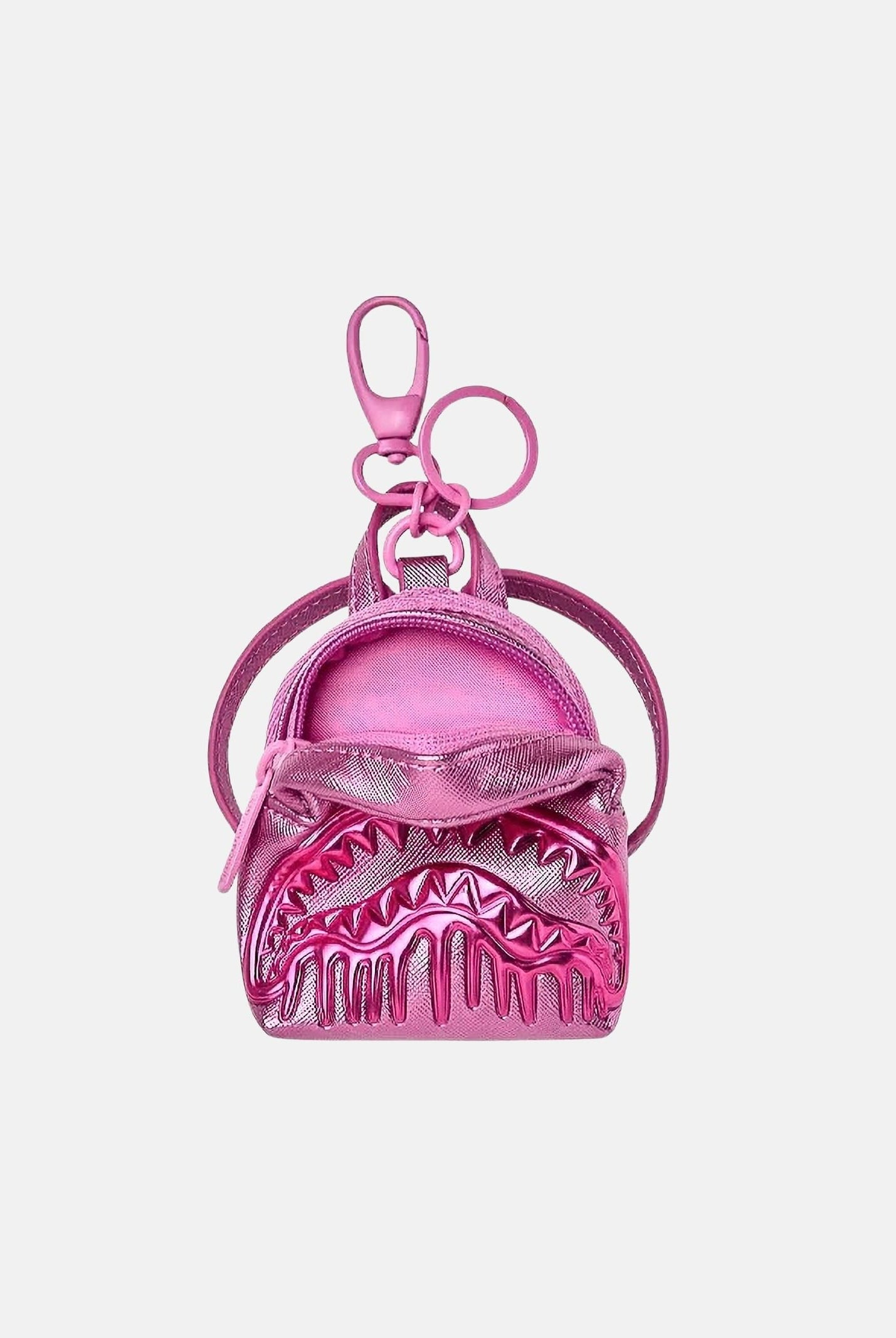 SPRAYGROUND Portachiavi METALLIC PINK METALLIC DRIP rosa per uomo, donna e bambino con dripping tono su tono. 910K9525NSZ . SPRAYGROUND