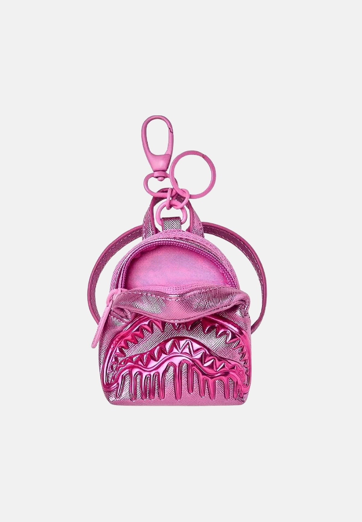 SPRAYGROUND Portachiavi METALLIC PINK METALLIC DRIP rosa per uomo, donna e bambino con dripping tono su tono. 910K9525NSZ . SPRAYGROUND