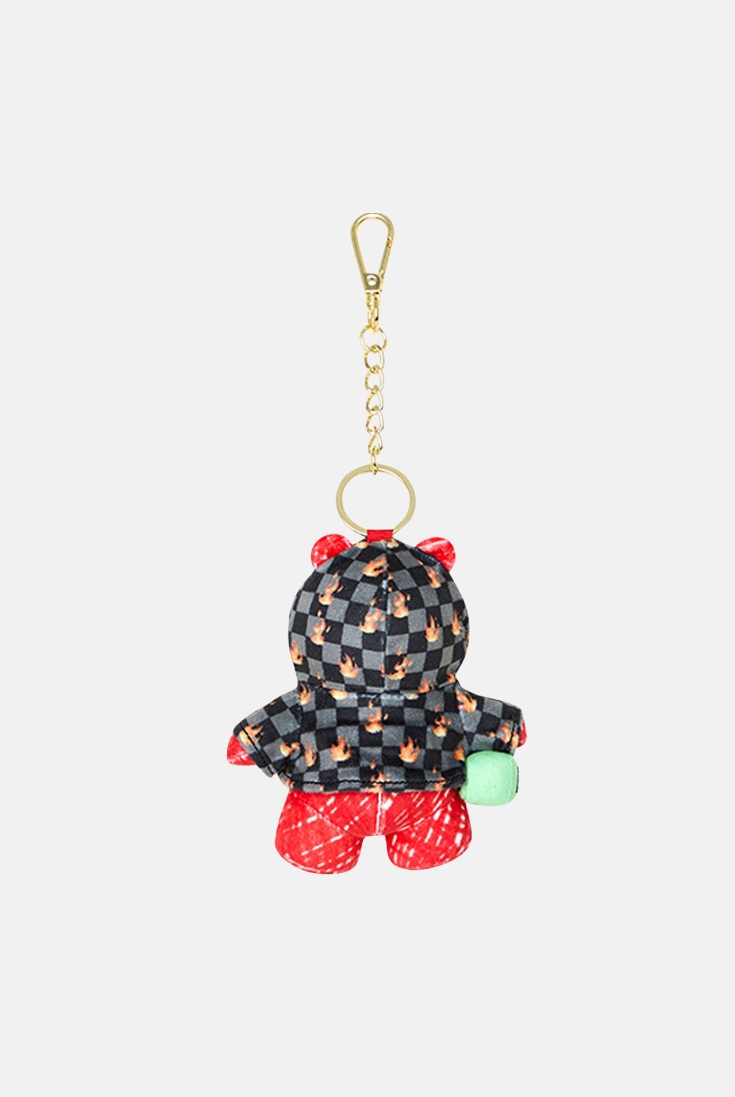 SPRAYGROUND Portachiavi BEAR CHECKER multicolore per uomo, donna e bambino con charm orsetto peluche 910K9601NSZ . SPRAYGROUND