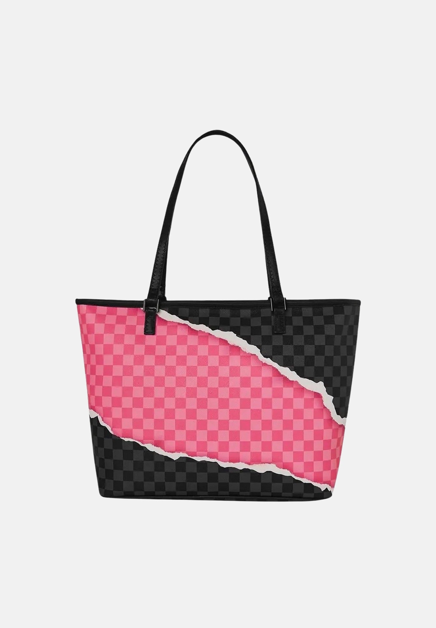 SPRAYGROUND Borsa a spalla TOTE SHARK PINK multicolore per donna e bambina con manici lunghi e iconica grafica 910T9377NSZ . SPRAYGROUND