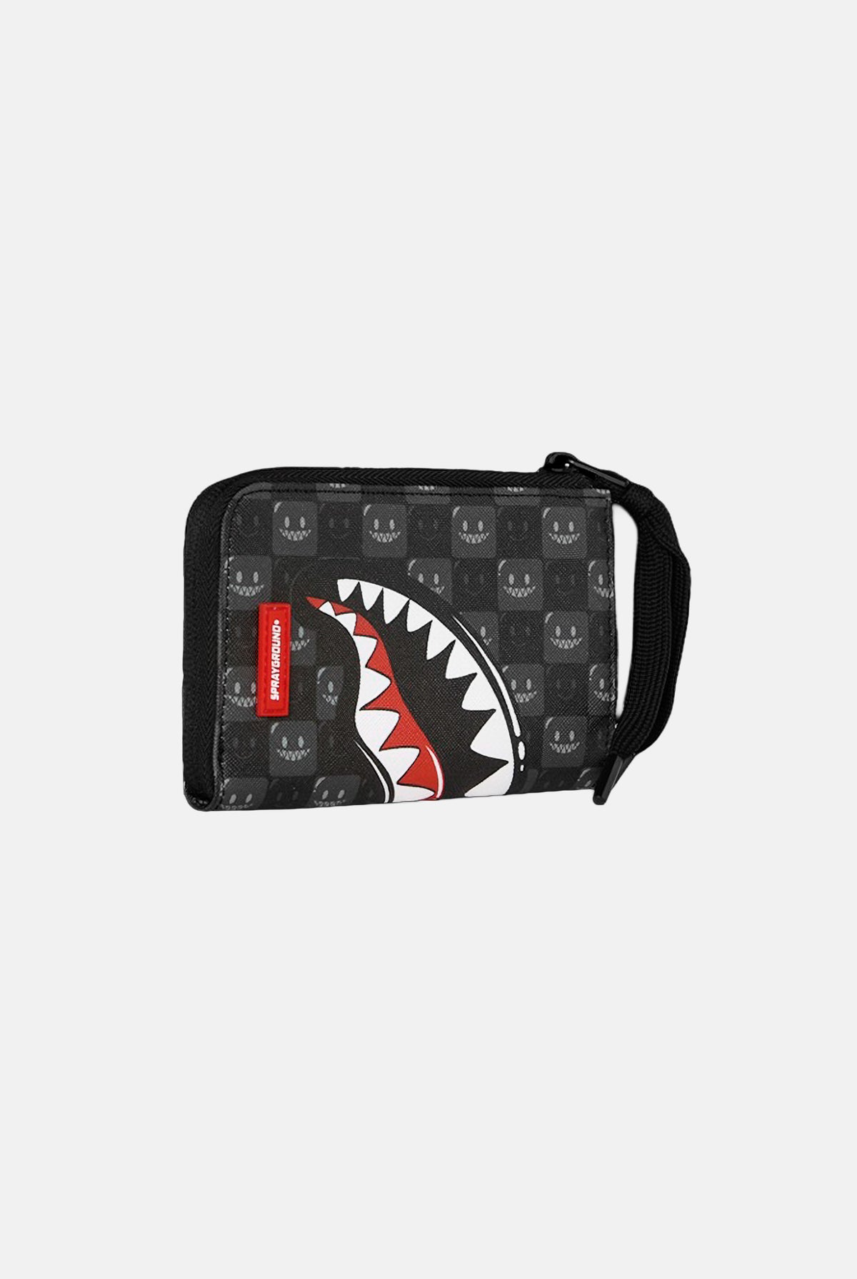 SPRAYGROUND Portafoglio SHINOBI nero per uomo, donna e bambino<BR/> con cinturino da polso e chiusura a zip. 910W9315NSZ . SPRAYGROUND