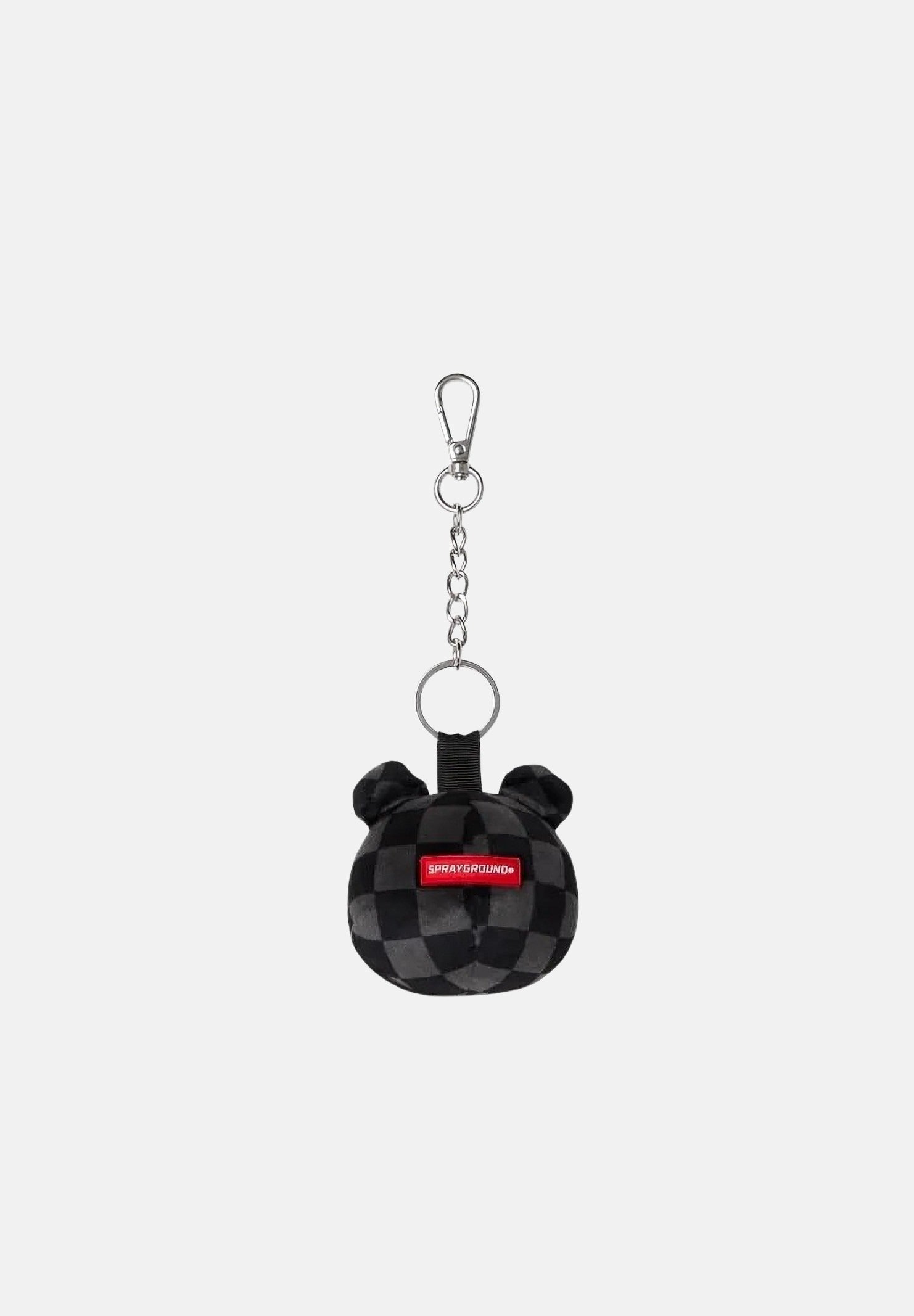 SPRAYGROUND Portachiavi BEAR HEAD nero per uomo, donna e bambino con charm testa di orsetto e finitura scura. 910Z715NSZ . SPRAYGROUND