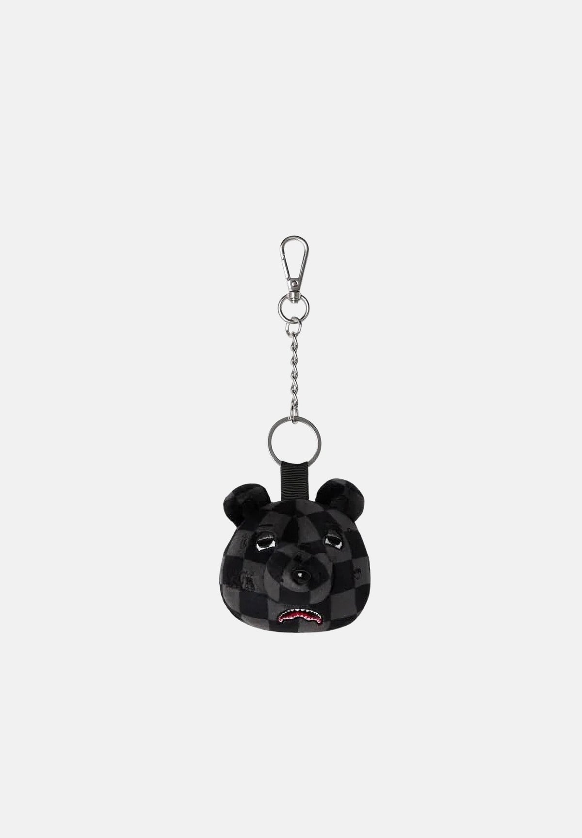 SPRAYGROUND Portachiavi BEAR HEAD nero per uomo, donna e bambino con charm testa di orsetto e finitura scura. 910Z715NSZ . SPRAYGROUND