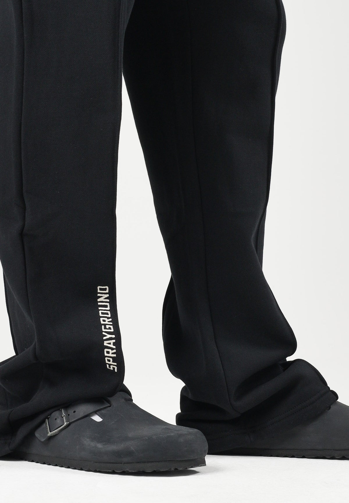 SPRAYGROUND Pantaloni sportivi neri per uomo e donna con mini logo SP966BLK . SPRAYGROUND