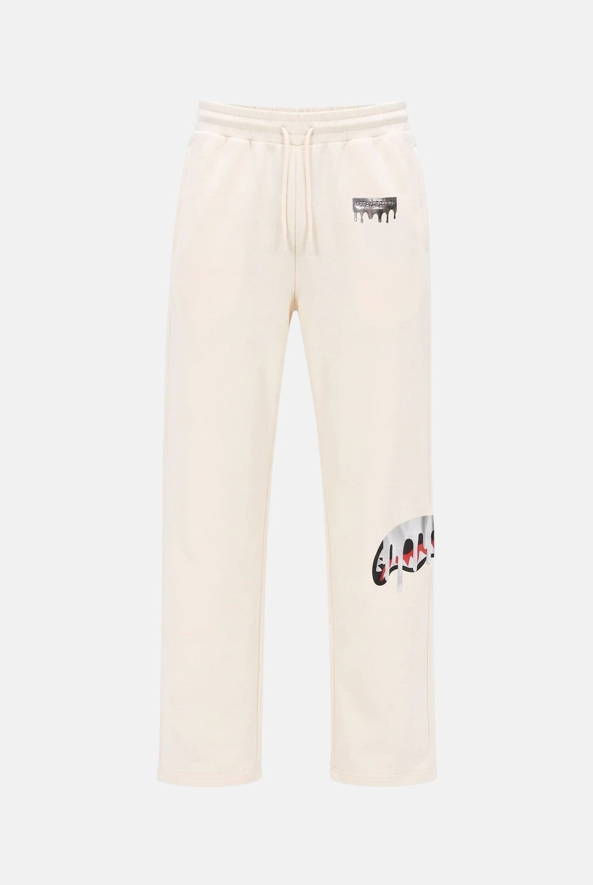 SPRAYGROUND Pantaloni panna per uomo e donna con comodo elastico in vita e dettagli grafici distintivi lungo la gamba. SP995GIVO . SPRAYGROUND