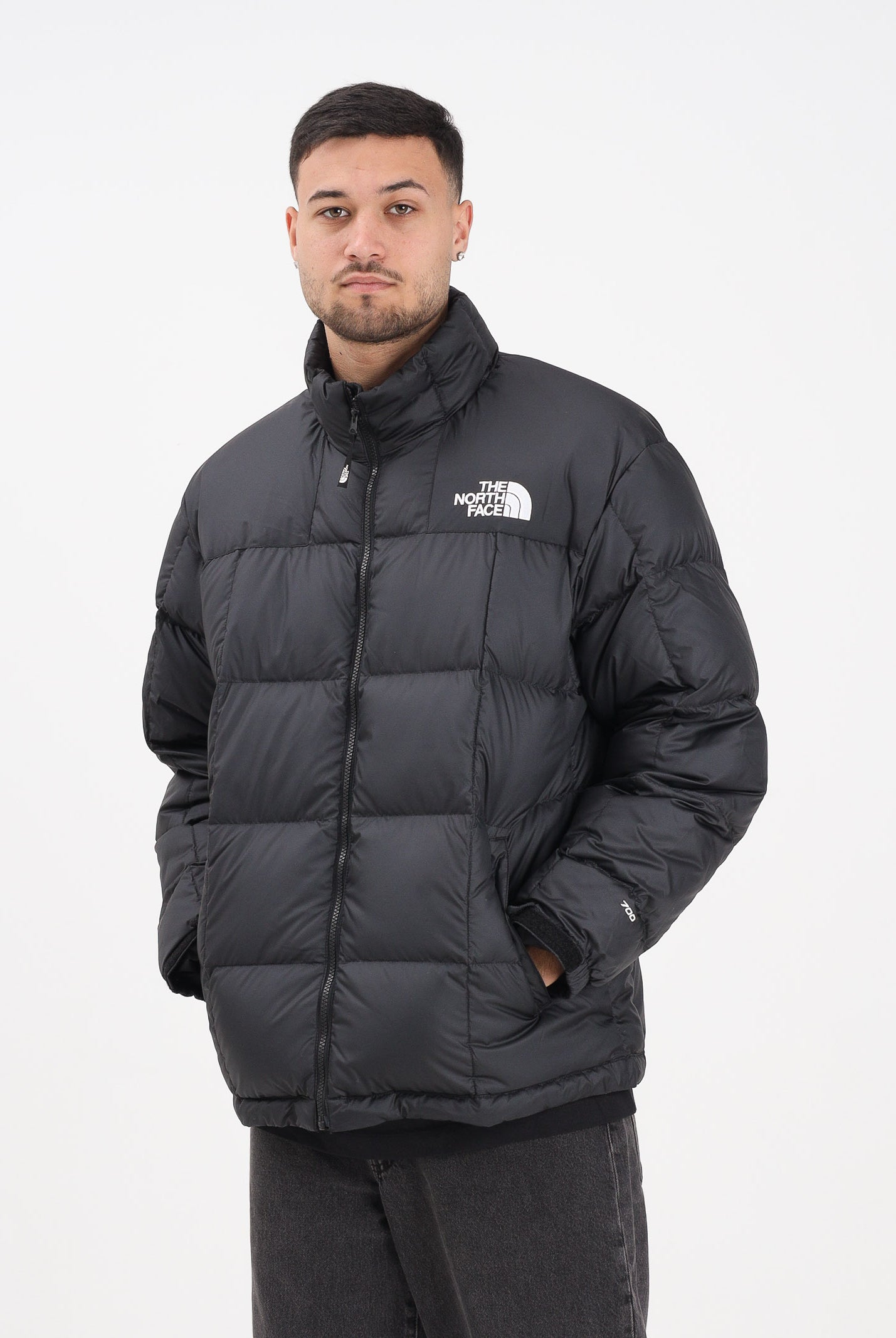 THE NORTH FACE Piumino Lhotse nero da uomo NF0A3Y23GOE1 . THE NORTH FACE
