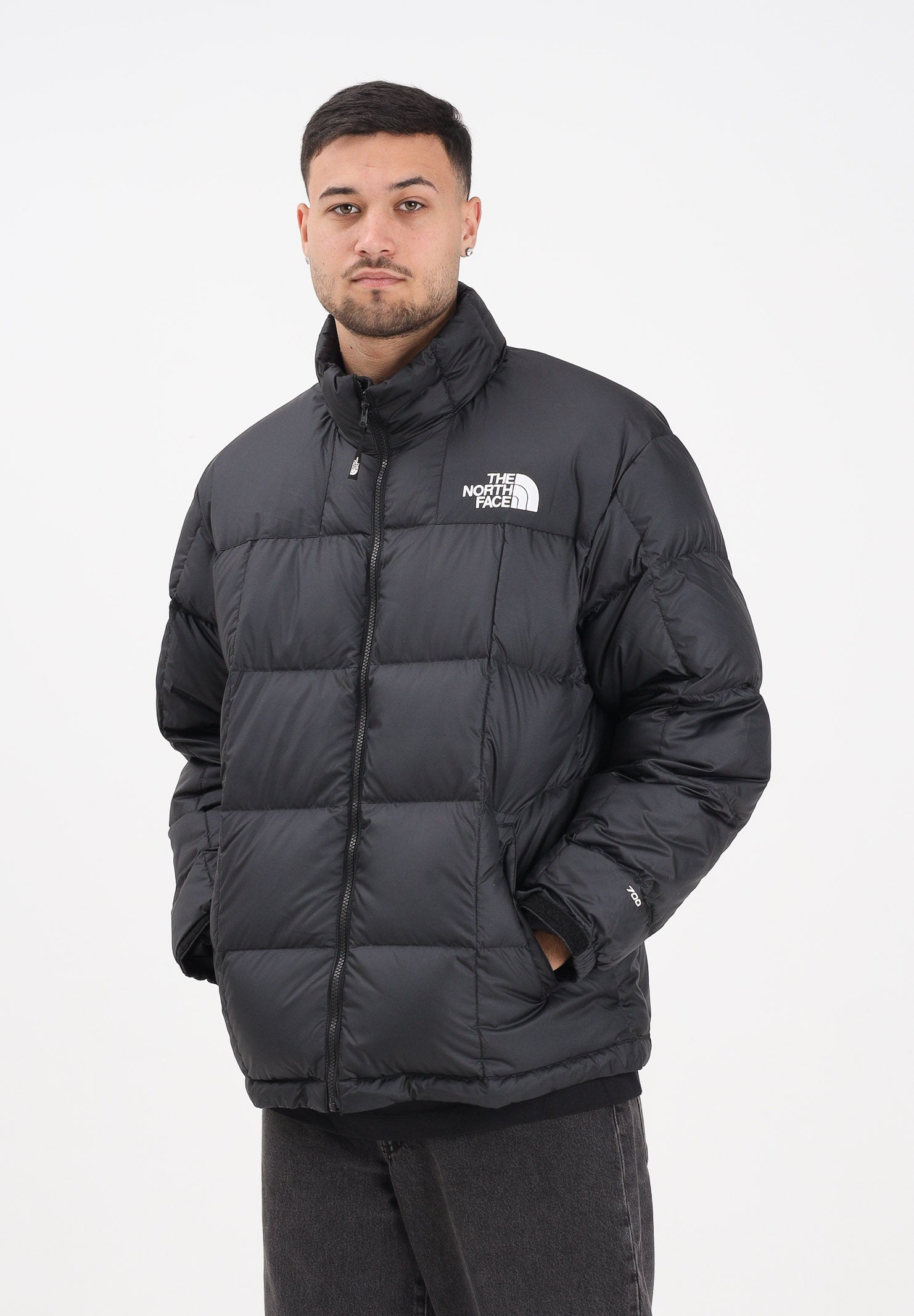 THE NORTH FACE Piumino Lhotse nero da uomo NF0A3Y23GOE1 . THE NORTH FACE