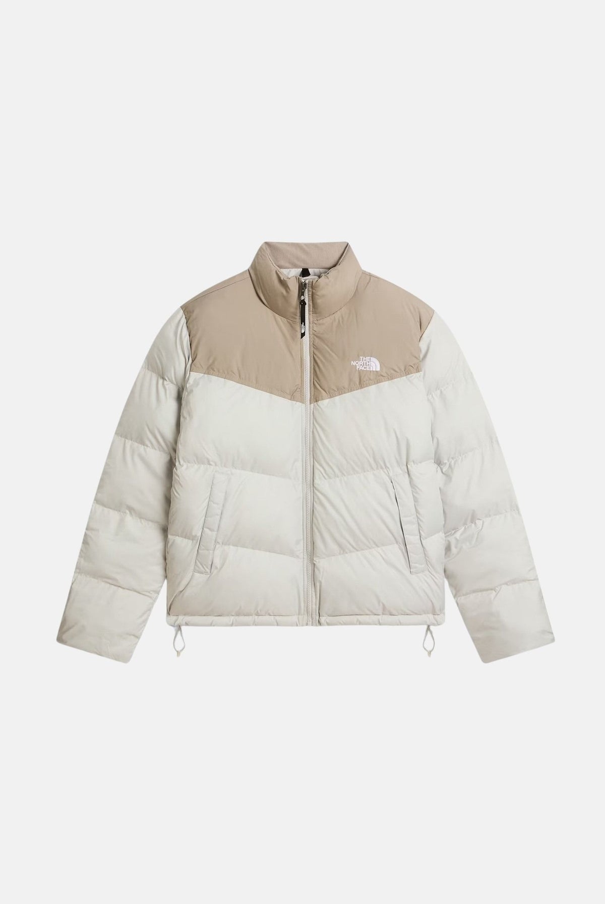 THE NORTH FACE Piumino SAIKURU bianco e beige per uomo e donna con imbottitura sintetica NF0A853IP481 . THE NORTH FACE
