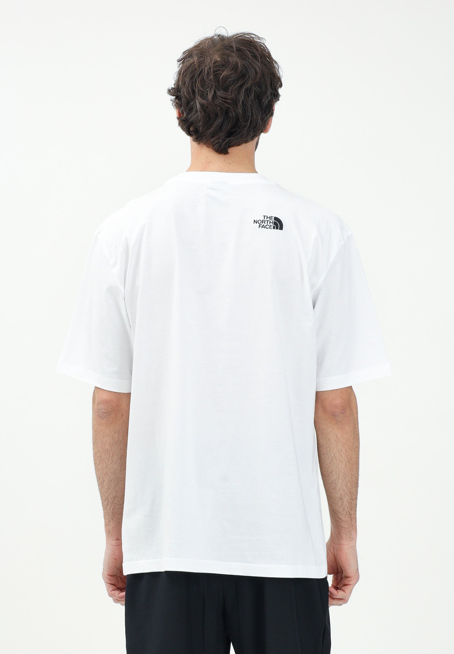 THE NORTH FACE T-shirt a manica corta Simple Dome bianca da uomo NF0A87NRFN41 . THE NORTH FACE