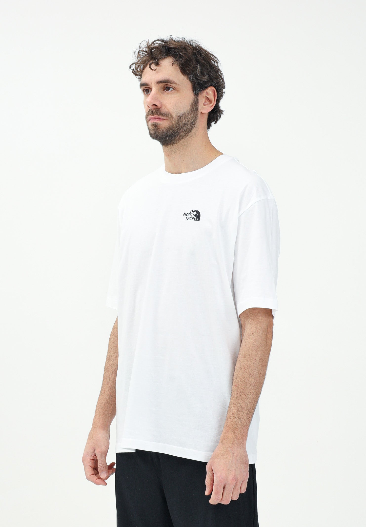 THE NORTH FACE T-shirt a manica corta Simple Dome bianca da uomo NF0A87NRFN41 . THE NORTH FACE