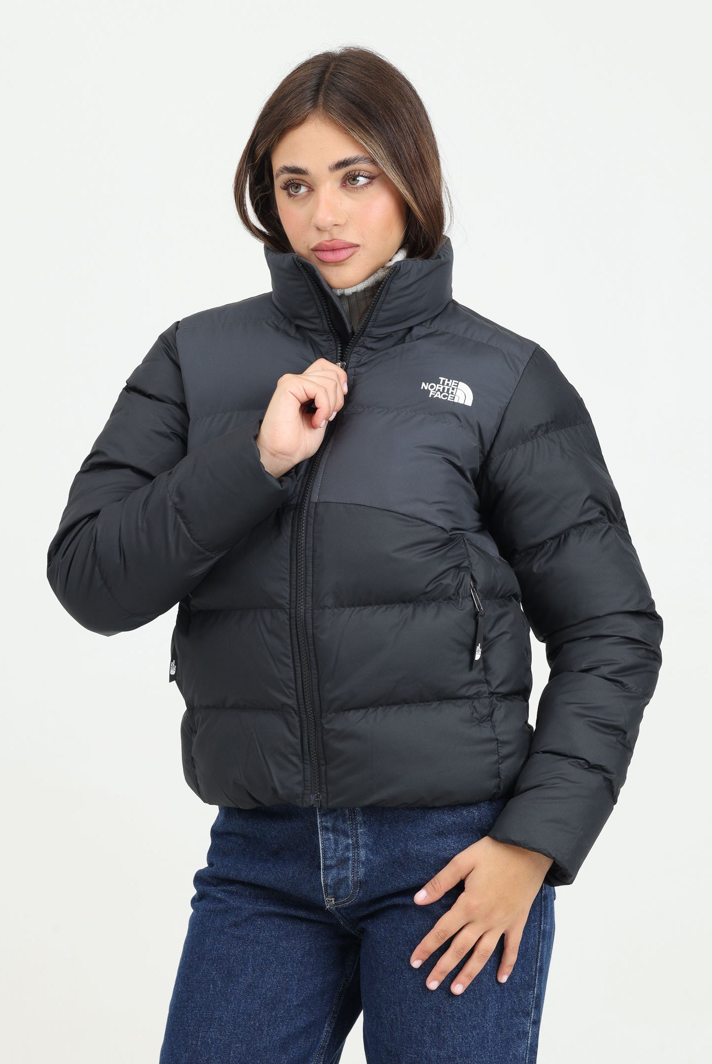 THE NORTH FACE Piumino Saikuru nero da donna NF0A89JDKT01 . THE NORTH FACE