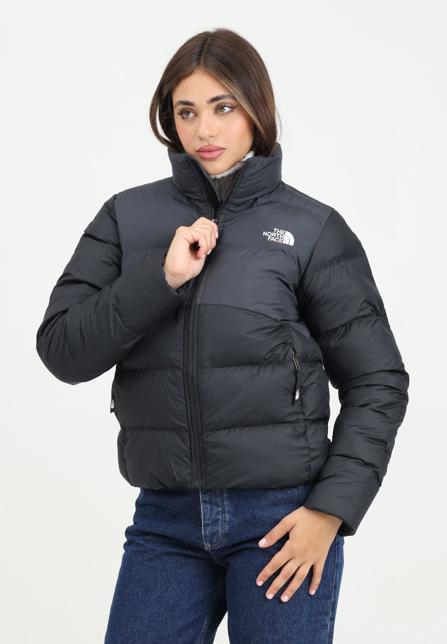 THE NORTH FACE Piumino Saikuru nero da donna NF0A89JDKT01 . THE NORTH FACE