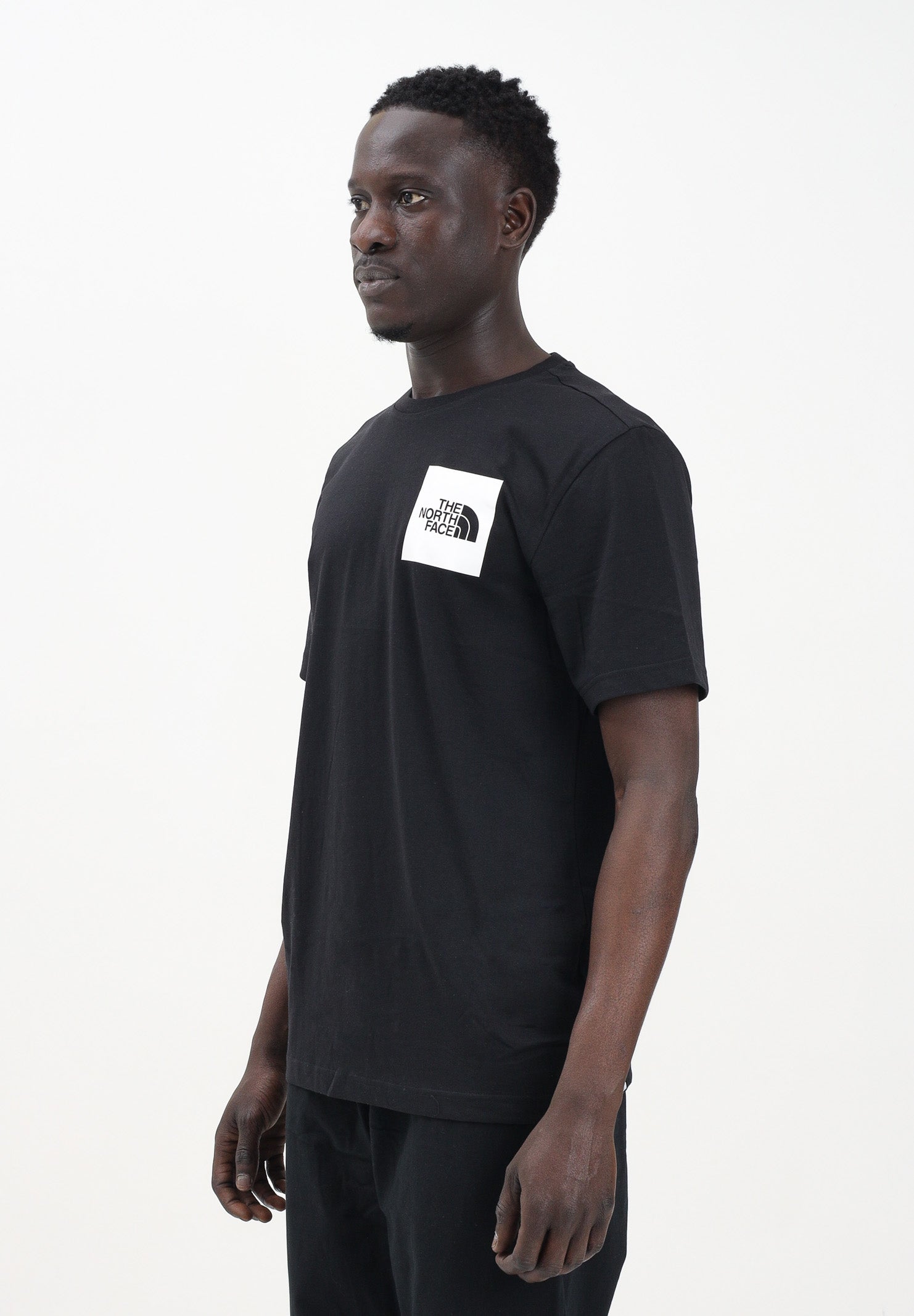 THE NORTH FACE T-shirt a manica corta Fine nera da uomo NF0A8A6MJK31 . THE NORTH FACE