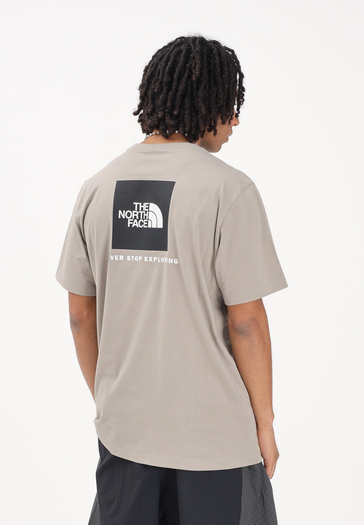 THE NORTH FACE T-shirt a manica corta Evolution NSE Box Regular fango da uomo NF0A8B6K2MB1 . THE NORTH FACE