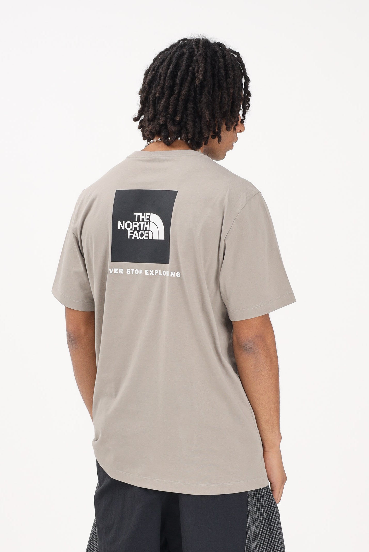 THE NORTH FACE T-shirt a manica corta Evolution NSE Box Regular fango da uomo NF0A8B6K2MB1 . THE NORTH FACE
