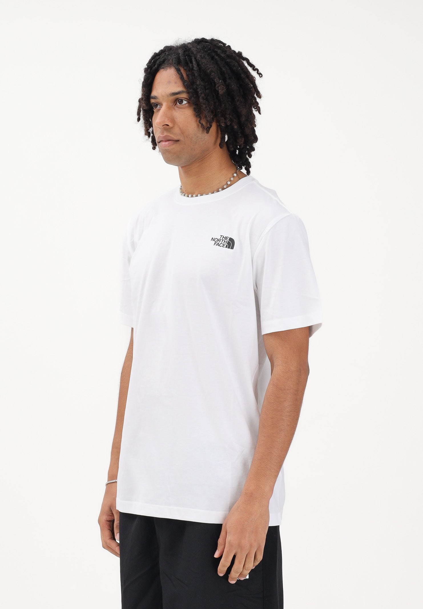 THE NORTH FACE T-shirt a manica corta Evolution NSE Box Regular bianca da uomo NF0A8B6KFN41 . THE NORTH FACE
