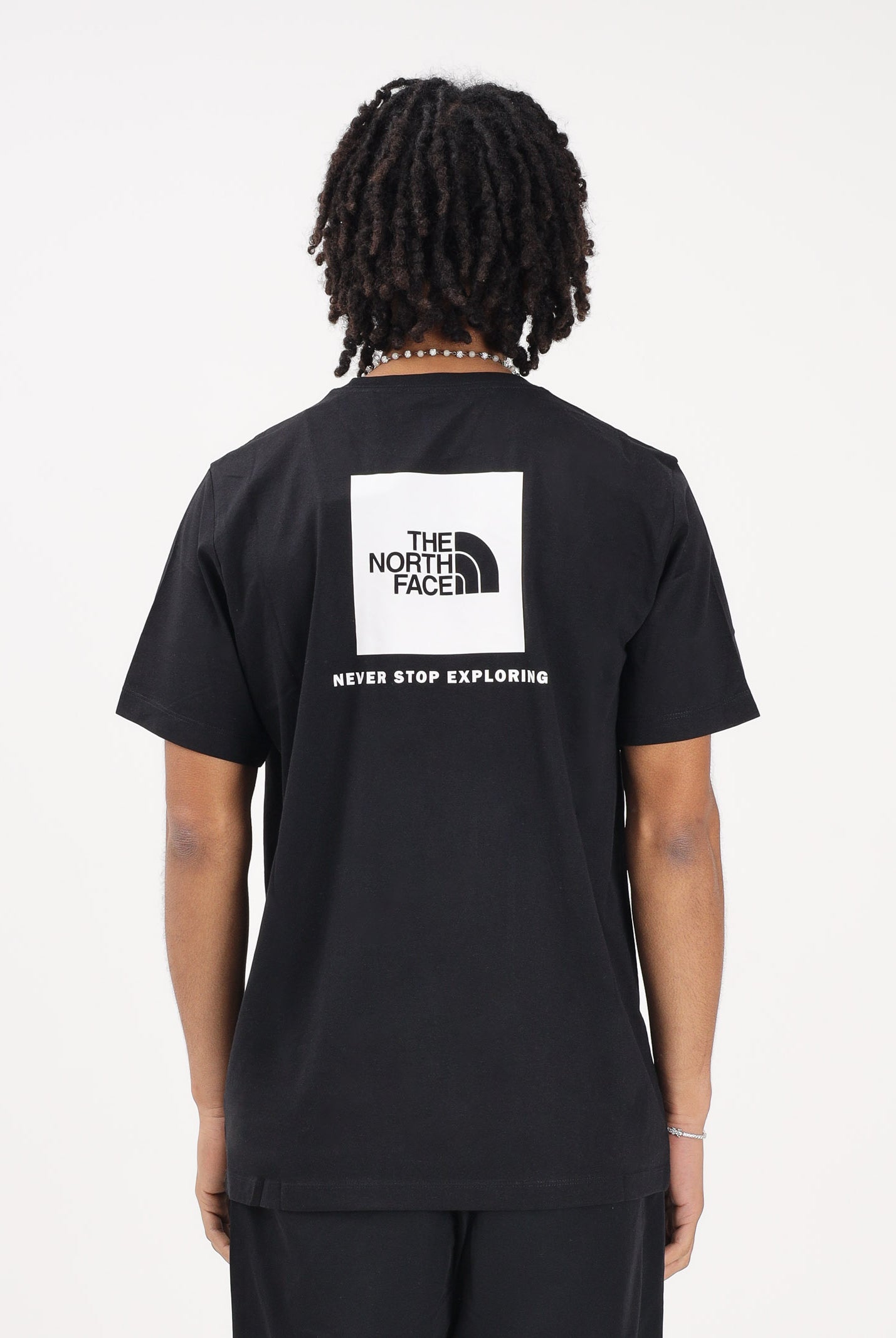THE NORTH FACE T-shirt a manica corta Evolution NSE Box Regular nera da uomo NF0A8B6KKY41 . THE NORTH FACE