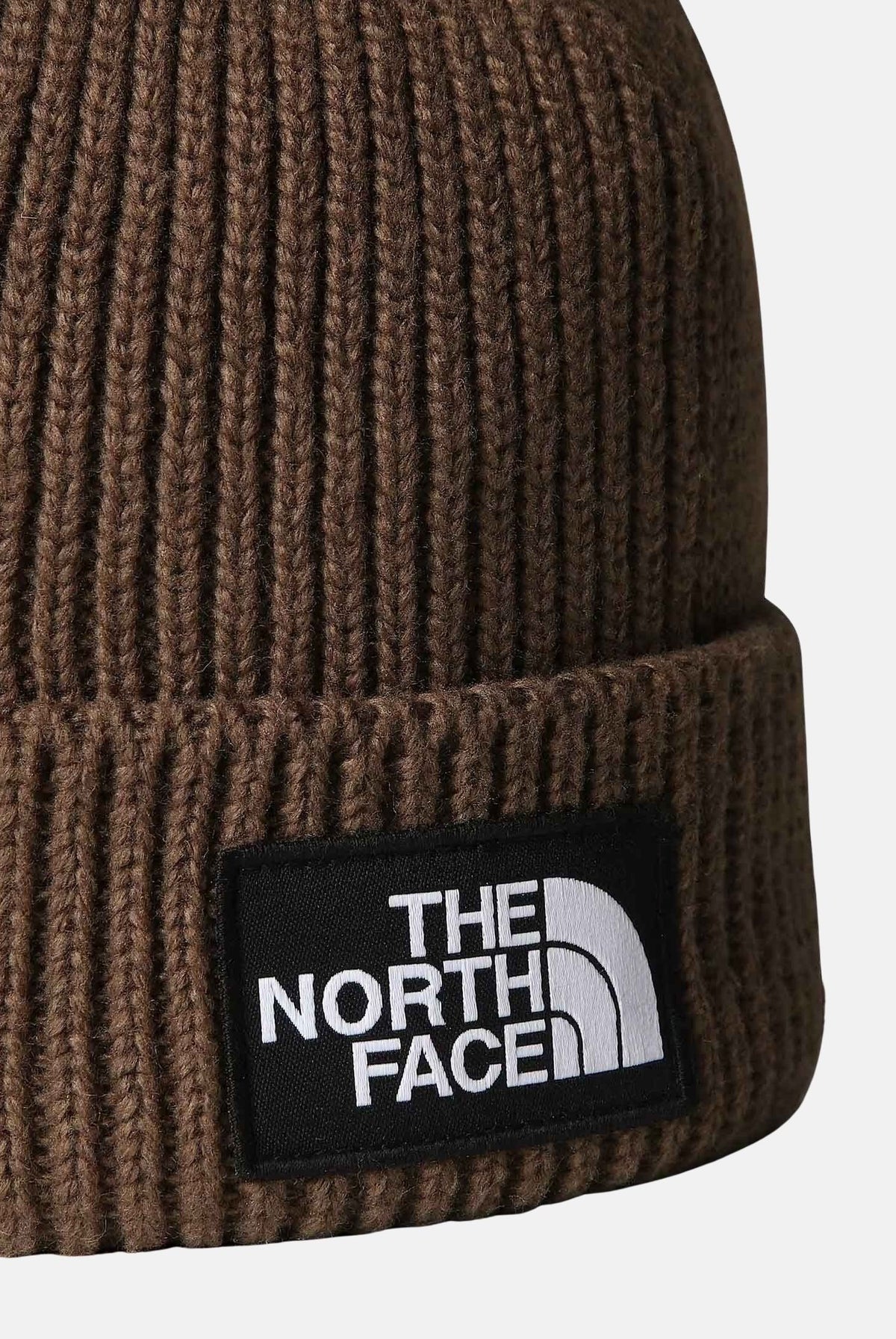 THE NORTH FACE Cappello LOGO BOX TNF marrone castagna per uomo e donna NF0A8CHE2H91 . THE NORTH FACE