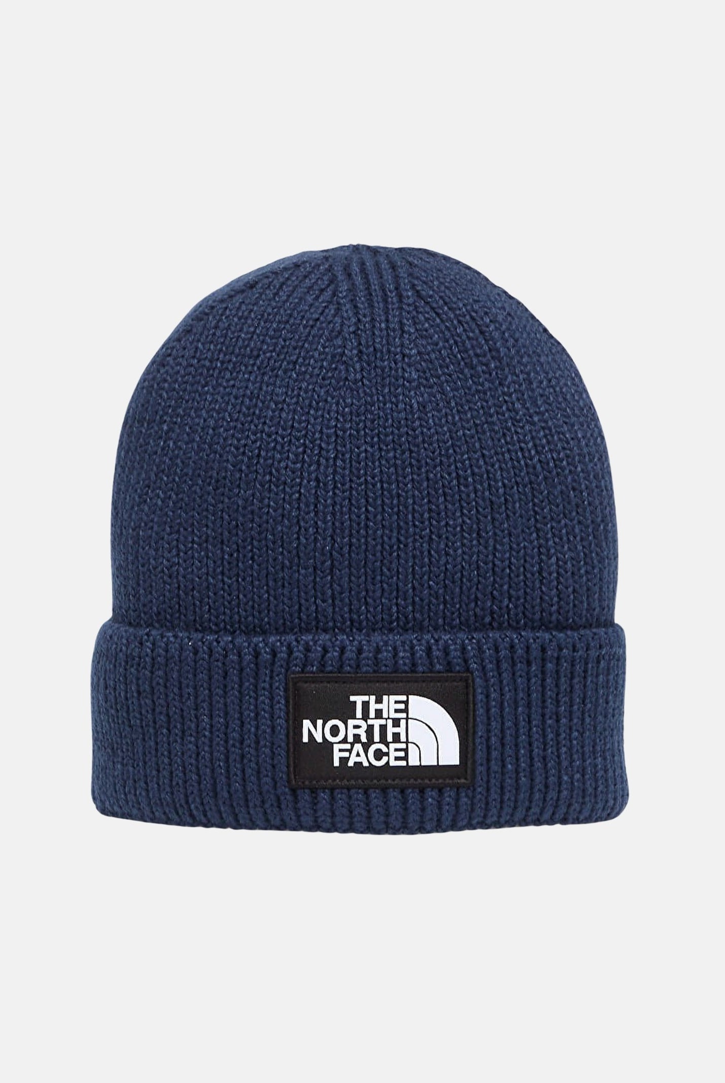 THE NORTH FACE Berretto blu per uomo e donna con risvolto e logo box TNF NF0A8CHE8K21 . THE NORTH FACE